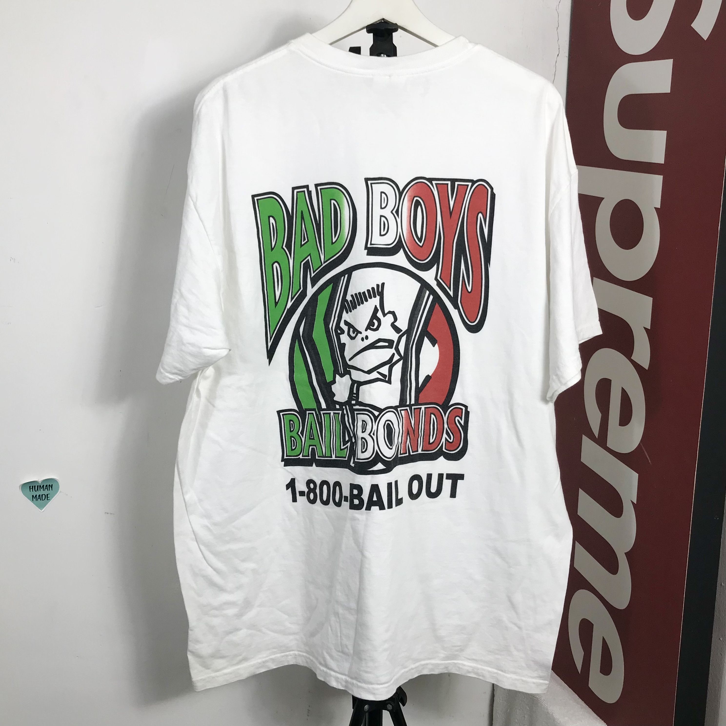 Vintage Vintage Bad Boy Bail Bond Faded Distressed Shirt ERD GRUNGE Size US XL / EU 56 / 4 - 1 Thumbnail