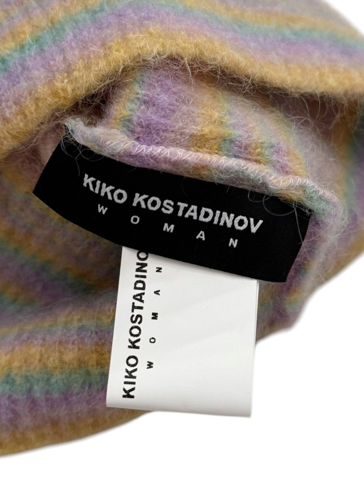 Kiko Kostadinov Striped Muffler Neck Gaiter Scarf Size ONE SIZE - 3 Thumbnail