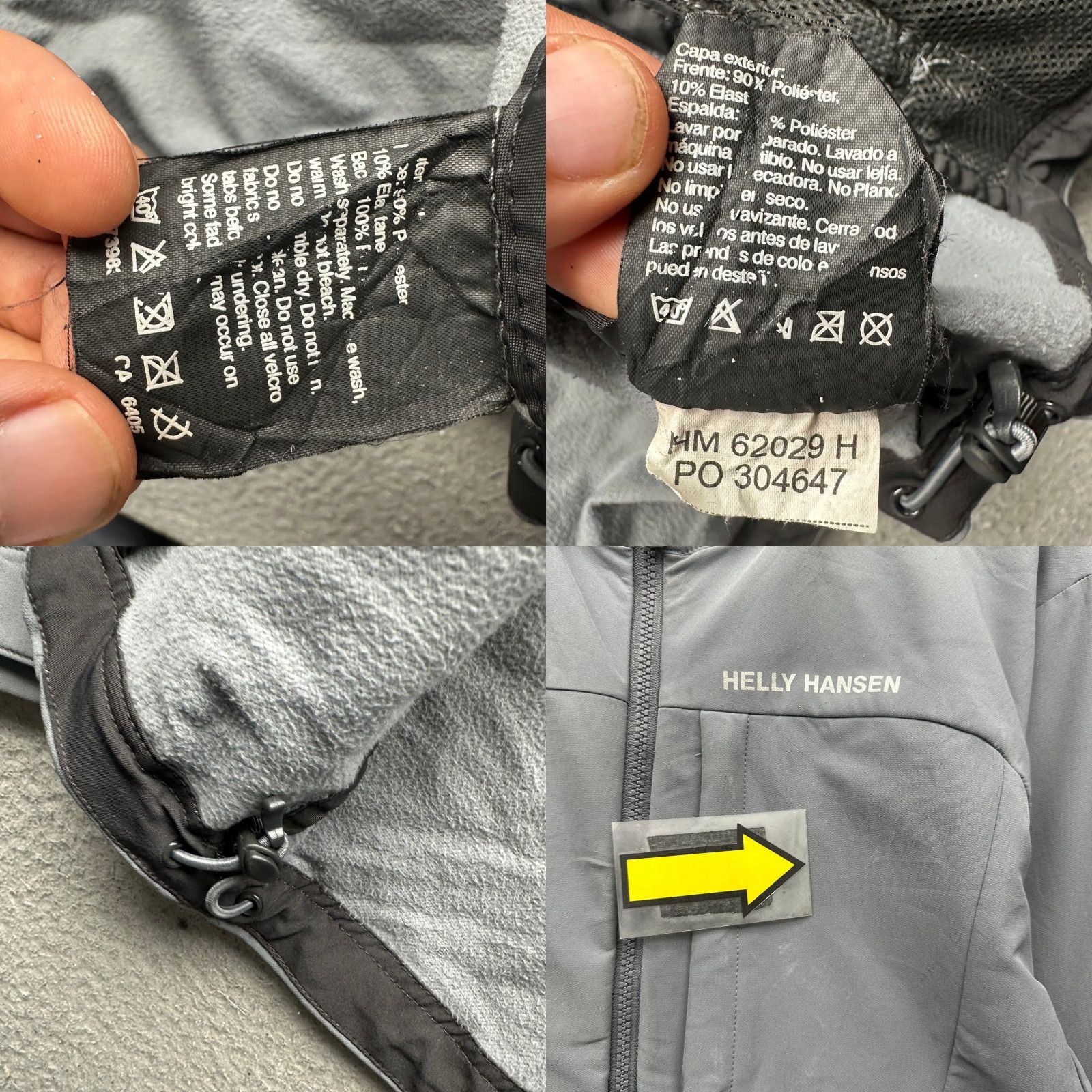 Helly Hansen VINTAGE? No. Helly Hanson Odin Expert Series Softshell Full Zip Gray Jacket Mens 2XL Logo Zip Pockets Size US XXL / EU 58 / 5 - 8 Thumbnail