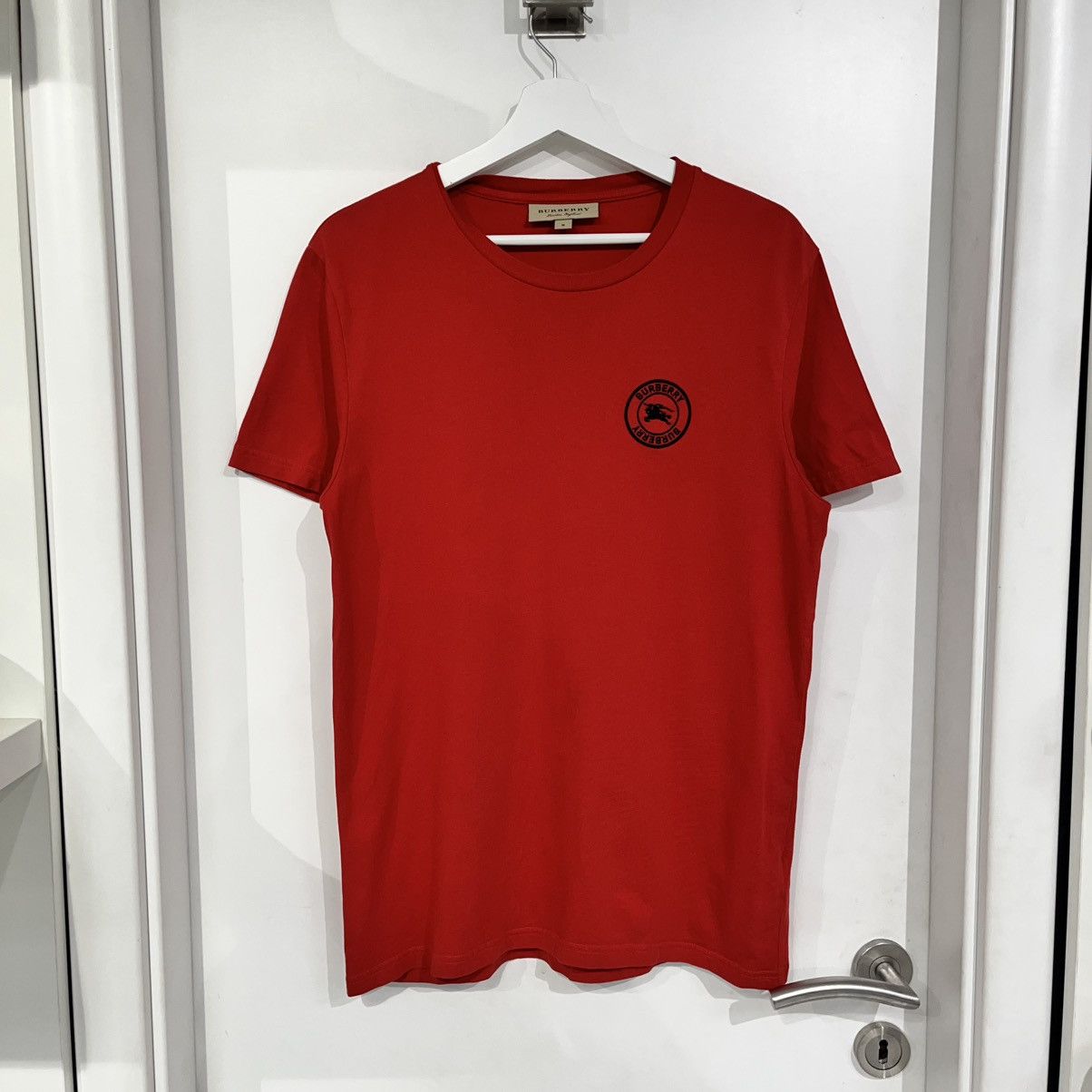 Burberry Burberry Tee Red Size US M / EU 48-50 / 2 - 1 Thumbnail