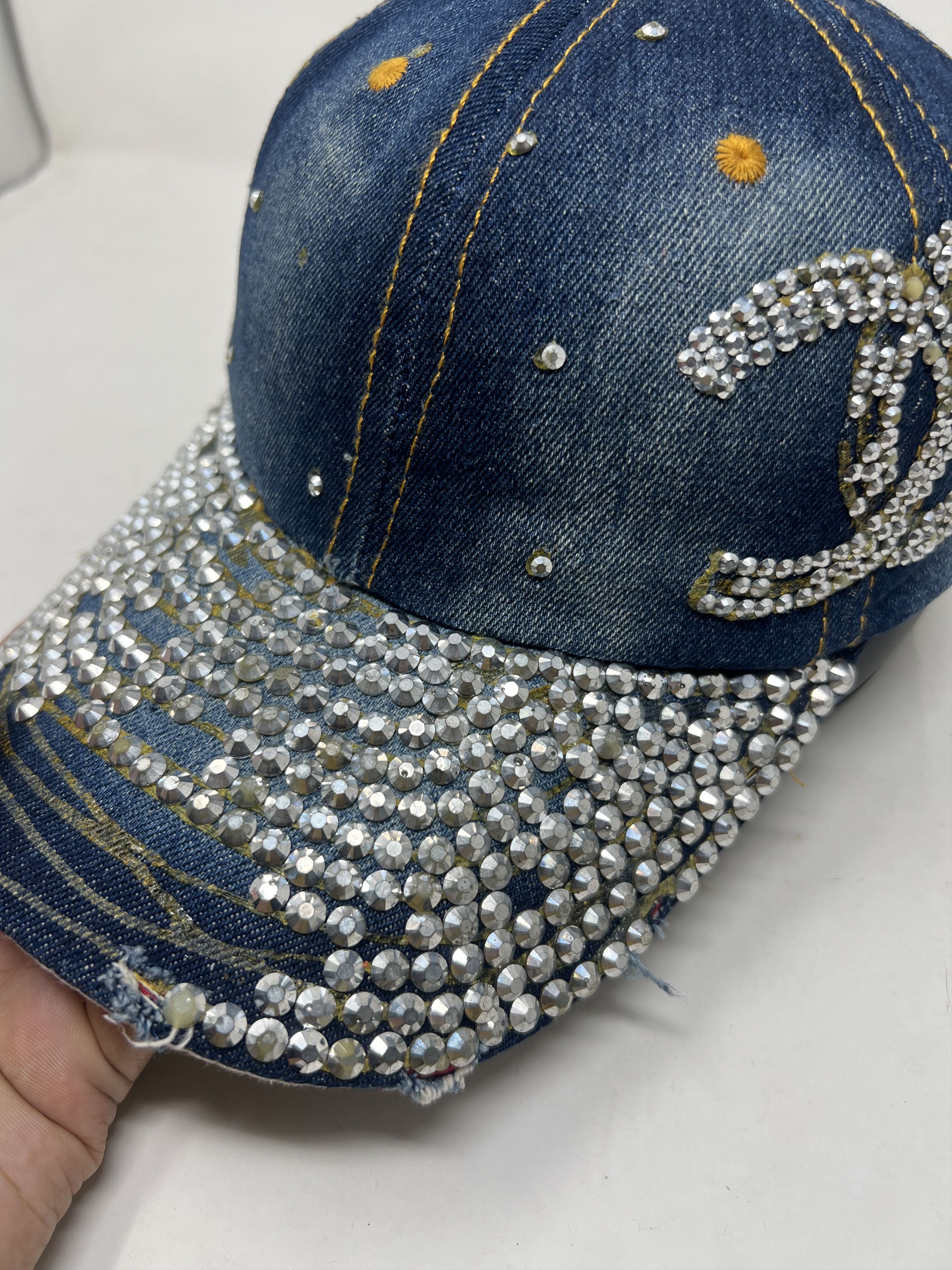 Seditionaries Denime Jeans Diamond Archive Streetwear Hat Size ONE SIZE - 8 Thumbnail
