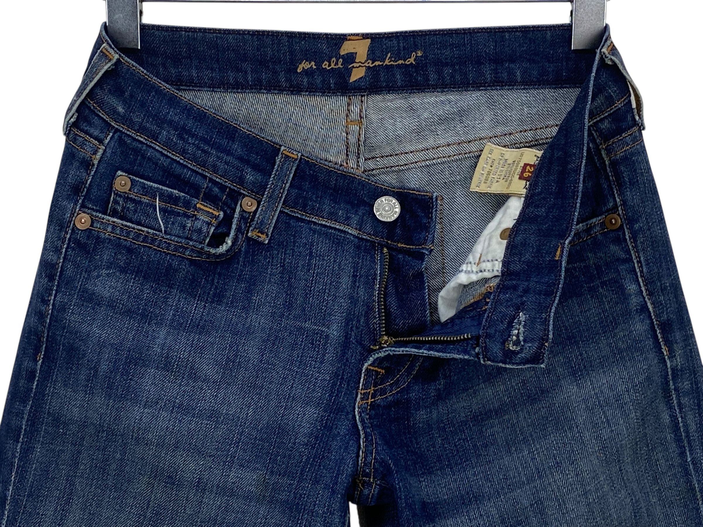 7 For All Mankind × Japanese Brand 7 for all mankind Flare Jeans Bootcut Jeans Size US 26 / EU 42 - 4 Thumbnail