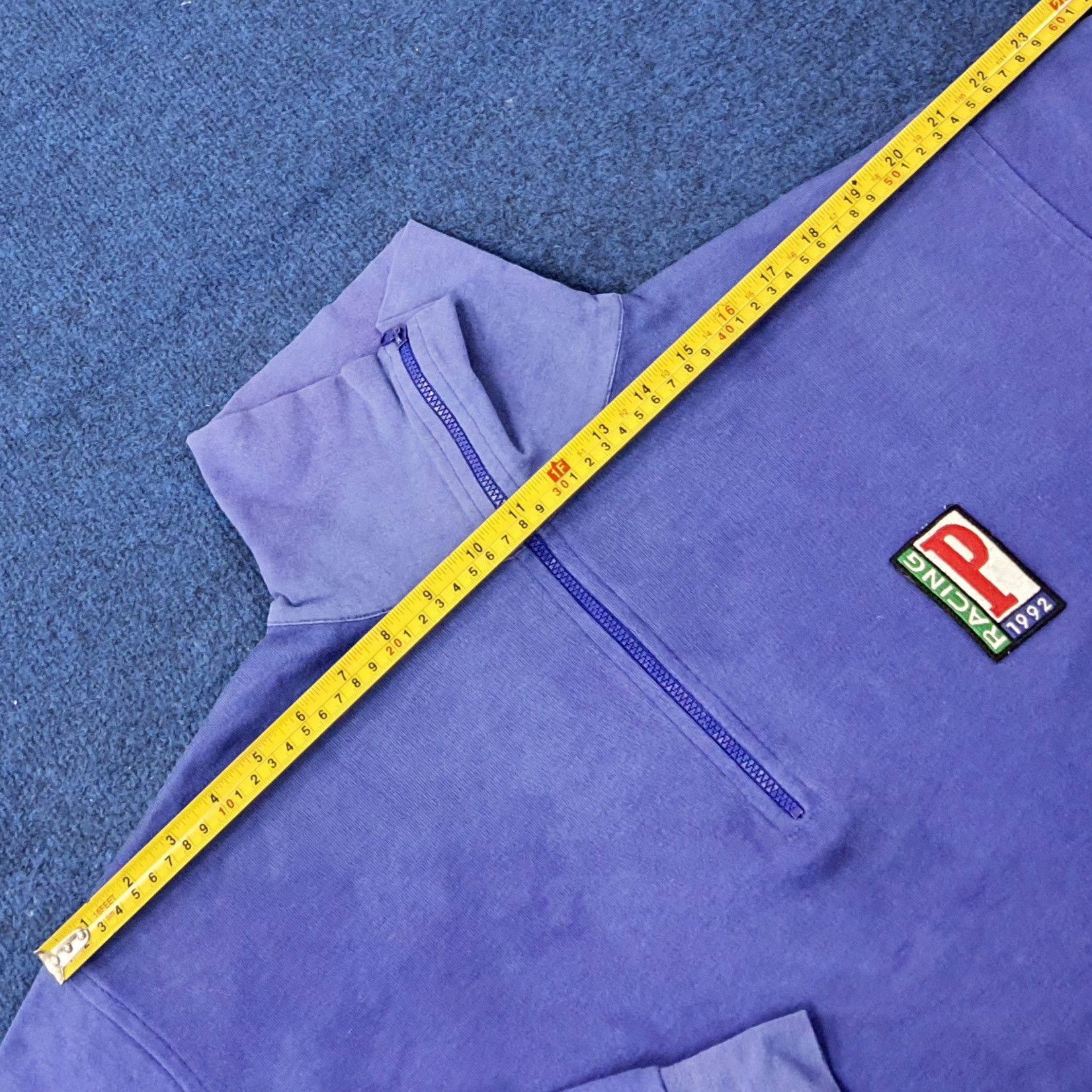 Polo Ralph Lauren Vintage POLO Ralph Lauren Racing Half Zipper C250N21 Size US L / EU 52-54 / 3 - 11 Thumbnail