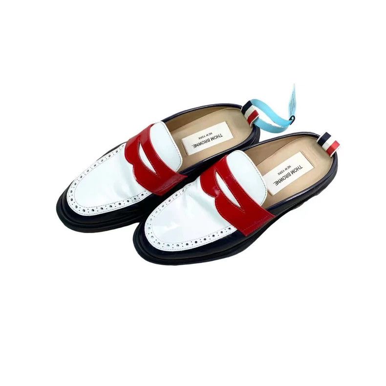 Thom Browne Thom Browne Red and white leather shoes Size US 6.5 / IT 36.5 - 1 Thumbnail