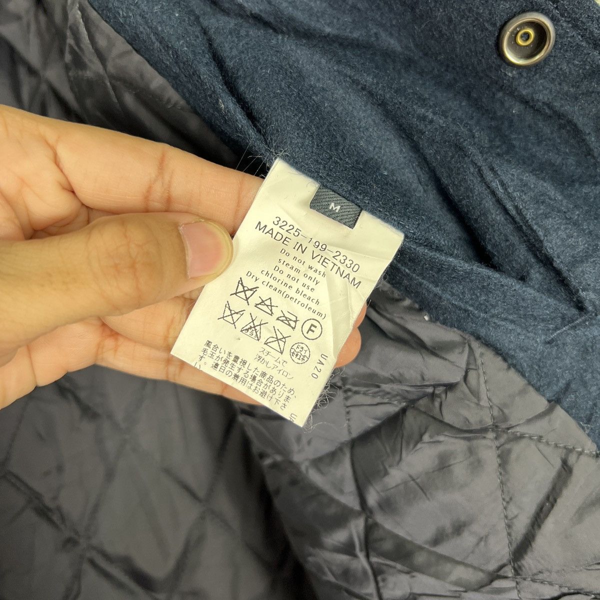 United Arrows 🔥 GREEN LABEL RELAXING UNITED ARROWS WOOL BOMBER JACKET Size US M / EU 48-50 / 2 - 16 Thumbnail