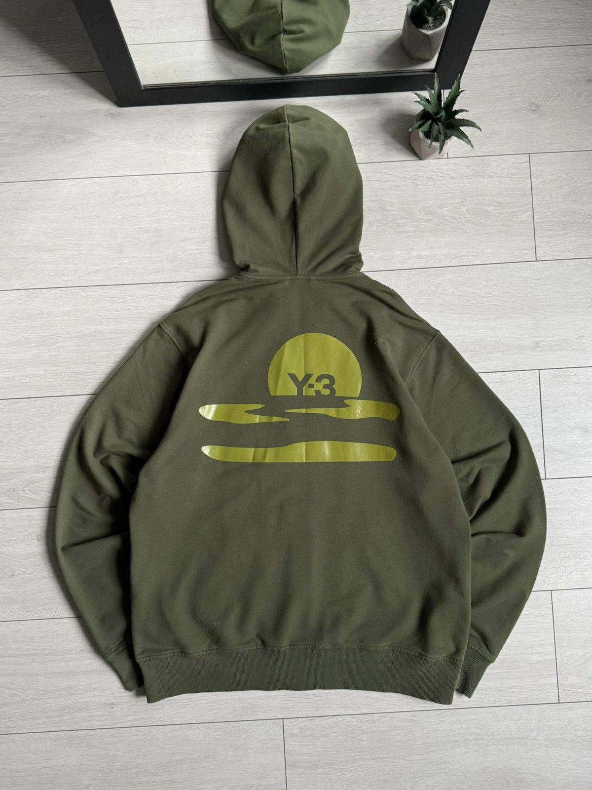 Yohji Yamamoto Y-3 Yohji Yamamoto Big Logo Zip Hoodie Size US XL / EU 56 / 4 - 1 Thumbnail