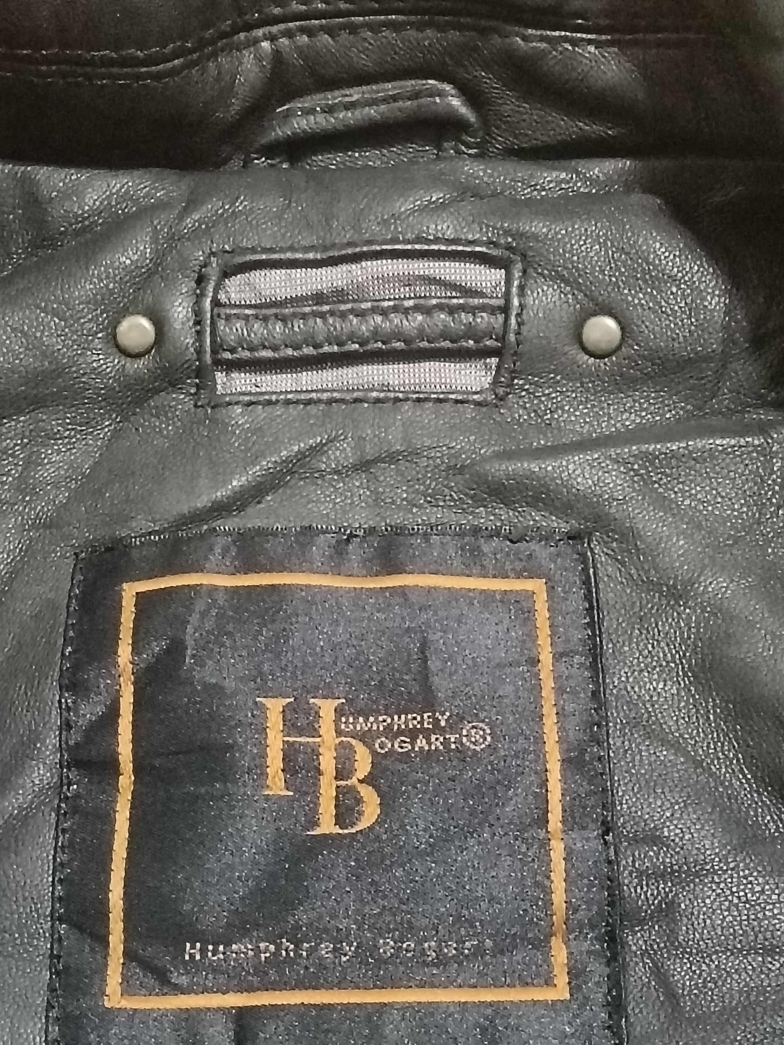 Genuine Leather × Japanese Brand VINTAGE HUMPREY BOGART SHEEPSKIN LEATHER JACKET Size US L / EU 52-54 / 3 - 3 Thumbnail