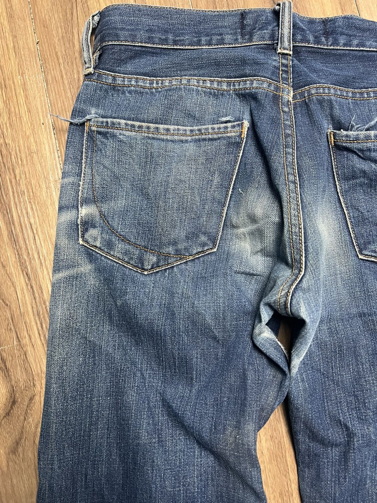 Paper Denim & Cloth Vintage Paper Denim & Cloth MadeInUSA Straight Leg Jeans(45) Size US 29 - 12 Thumbnail