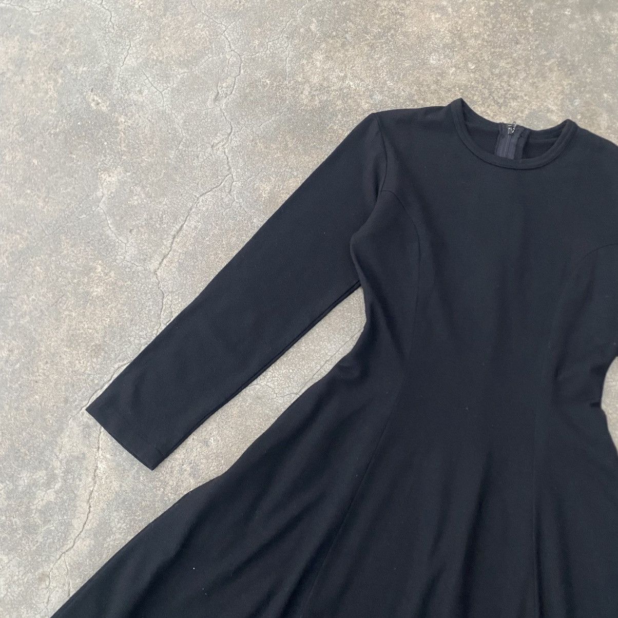 Comme des Garcons ‼️LAST DROP‼️CDG Tricot AD1988 Black Light Wool Flare Dress Size ONE SIZE - 9 Thumbnail
