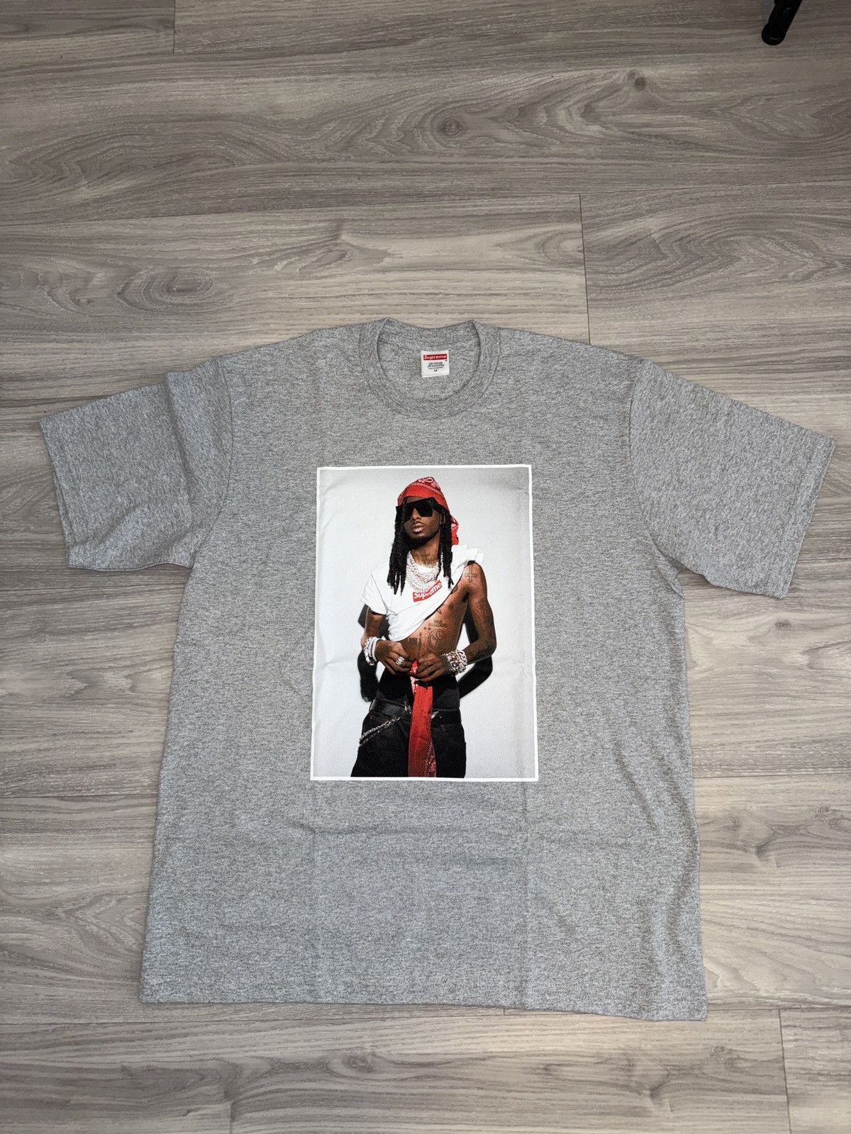 Supreme Playboi Carti Tee グレー　L Playboi Carti Tee 