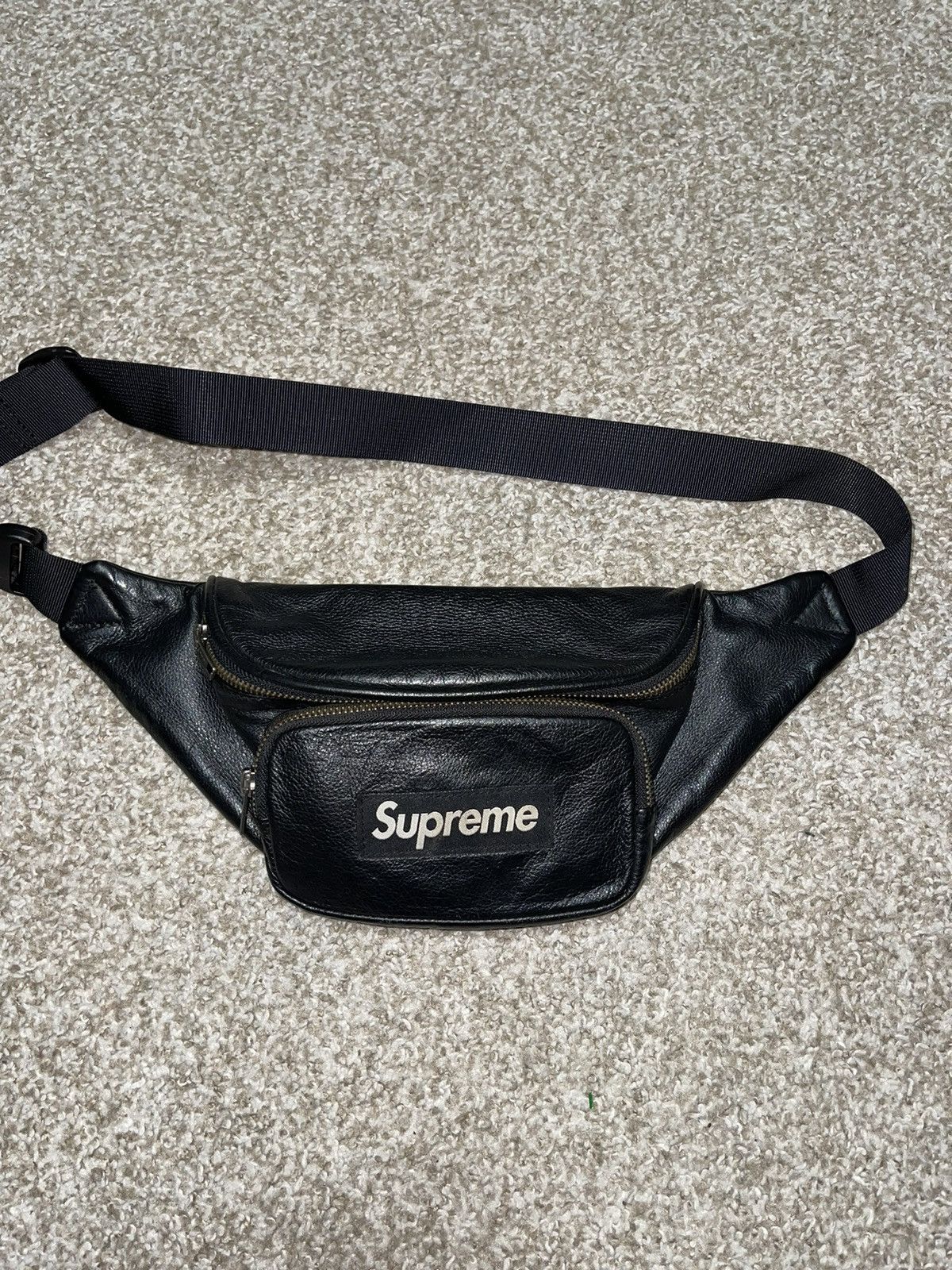 Supreme Supreme SS17 Leather Waist Bag | Grailed