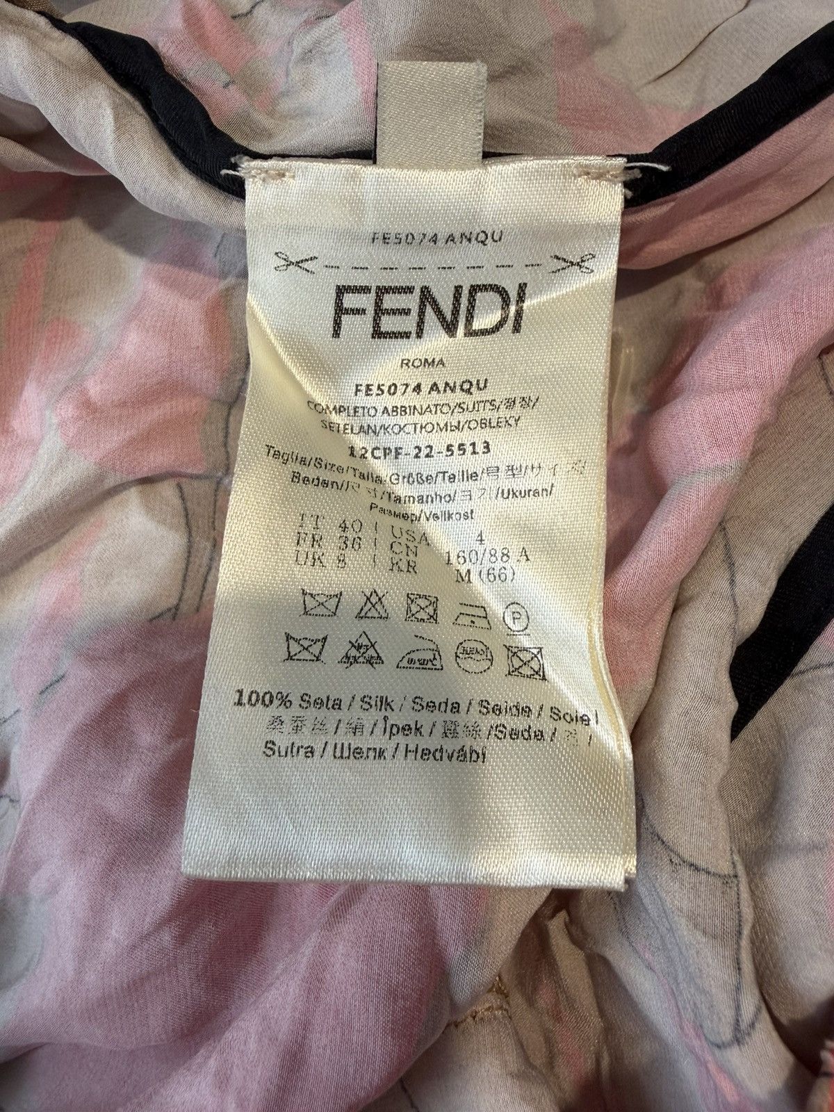 Fendi Fendi Silk Shorts Size 27" / US 4 / IT 40 - 9 Thumbnail