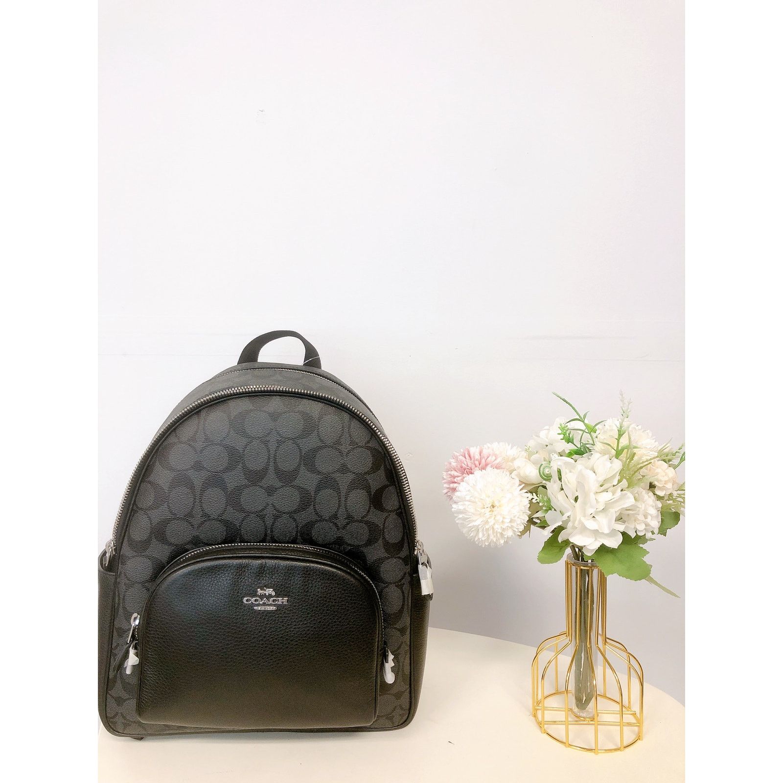 Coach Coach 5671 Court Backpack In Signature Canvas Size ONE SIZE - 2 Thumbnail