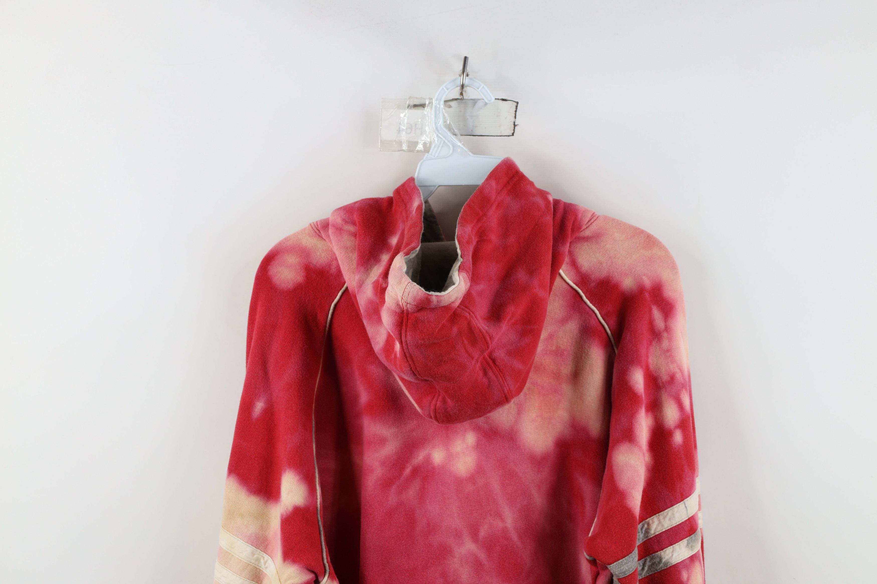Nautica Vintage 90s Nautica Spell Acid Wash Hoodie Sweatshirt Red Size US M / EU 48-50 / 2 - 12 Thumbnail