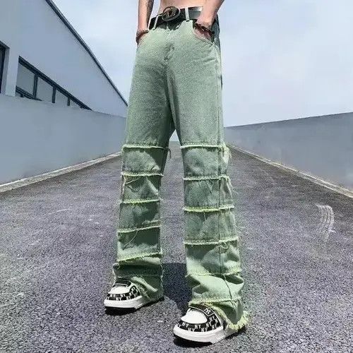 Japanese Brand × Jean Y2K Streetwear Stacked Jeans Baggy Pants Size US 32 / EU 48 - 3 Thumbnail