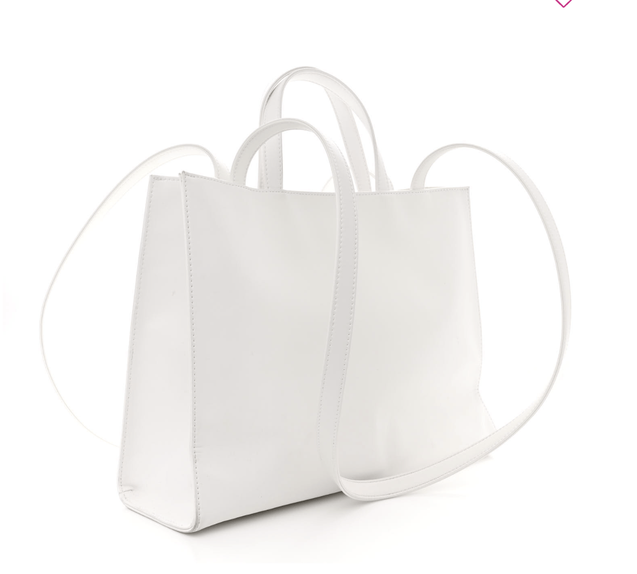 Telfar Telfar Medium White Shopping Bag Tote Size ONE SIZE - 3 Thumbnail