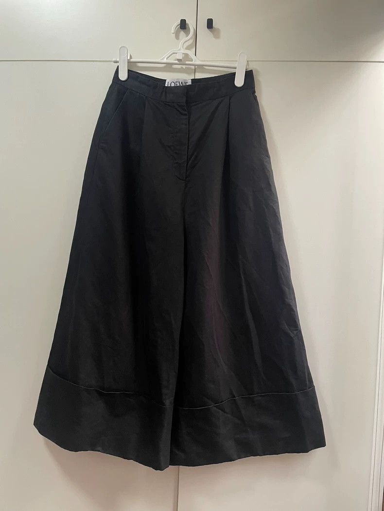 Loewe black wide-leg LOEWE trousers size 38 Size US 38 / EU 54 - 1 Thumbnail