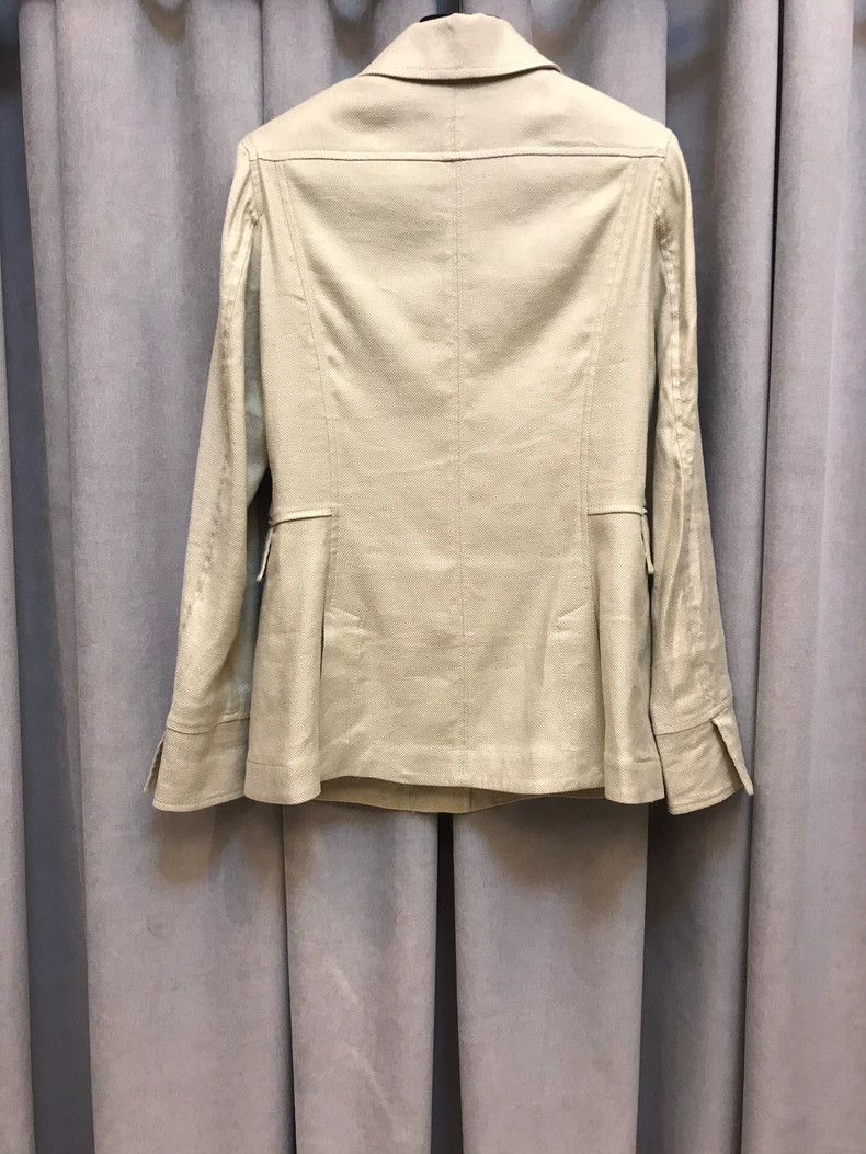 Loro Piana Loro piana Sheepskin gold buckle slim short jacket 2506-Nex Size S / US 4 / IT 40 - 6 Thumbnail