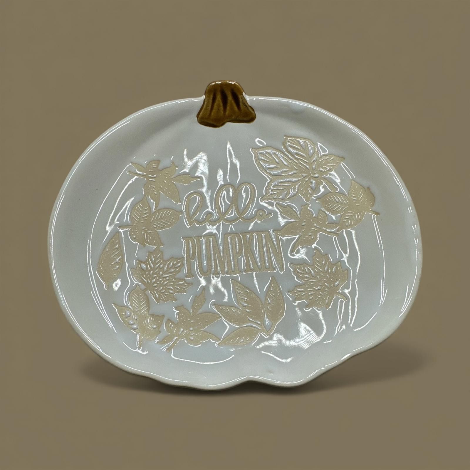 Unknown London Decorative Fall Pumpkin Shaped Ceramic Plate Size ONE SIZE - 1 Thumbnail