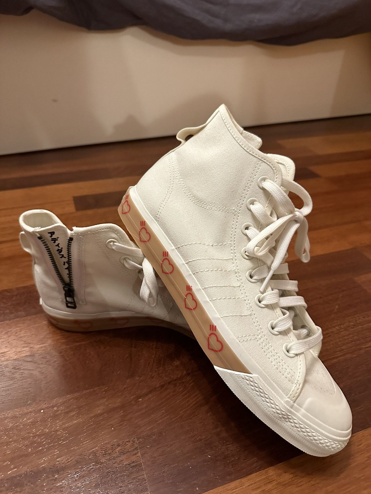 Adidas ADIDAS ORIGINALS BY HUMAN MADE NIZZA HI HM Size US 11 / EU 44 - 1 Thumbnail