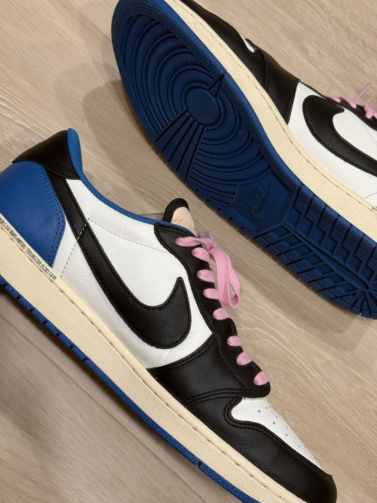 Fragment Design × Jordan Brand × Travis Scott Travis Scott Air Jordan 1 Low Fragment Sneakers Size US 13 / EU 46 - 9 Thumbnail