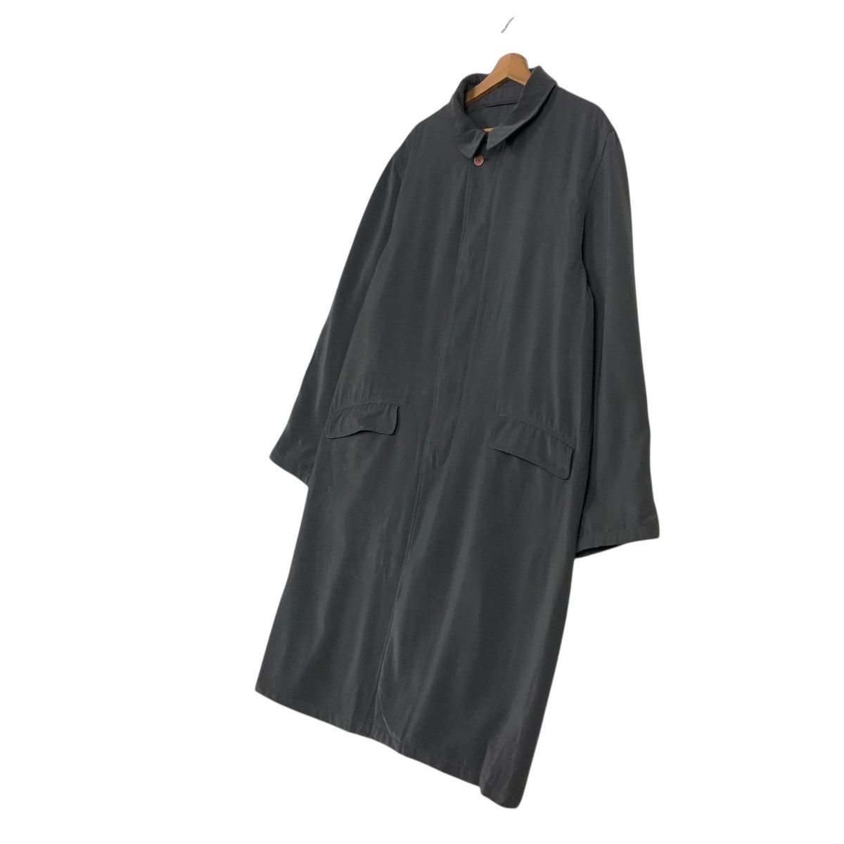 Giorgio Armani 🔥RICH GREY VINTAGE LONG JACKET GIORGIO ARMANI CLASSICO ITALY Size US M / EU 48-50 / 2 - 2 Thumbnail