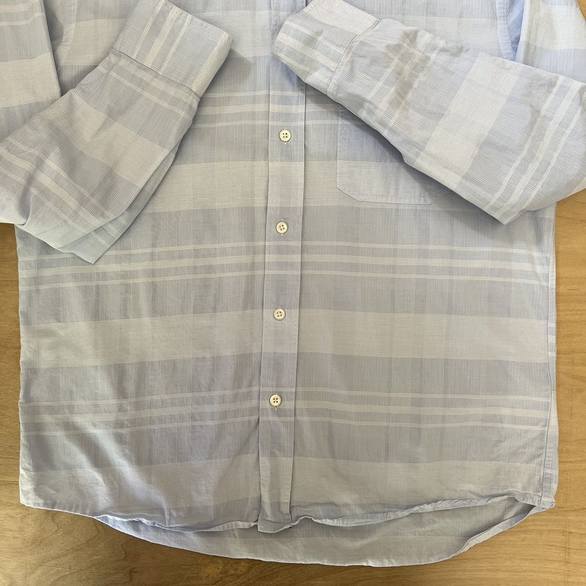 Billy Reid Billy Reid Shirt M Blue Striped Collared Button Up Size US M / EU 48-50 / 2 - 4 Thumbnail