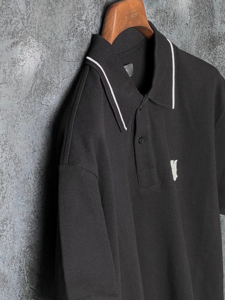 Amiri Amiri Black cotton short-sleeved polo shirt Size US XL / EU 56 / 4 - 6 Thumbnail