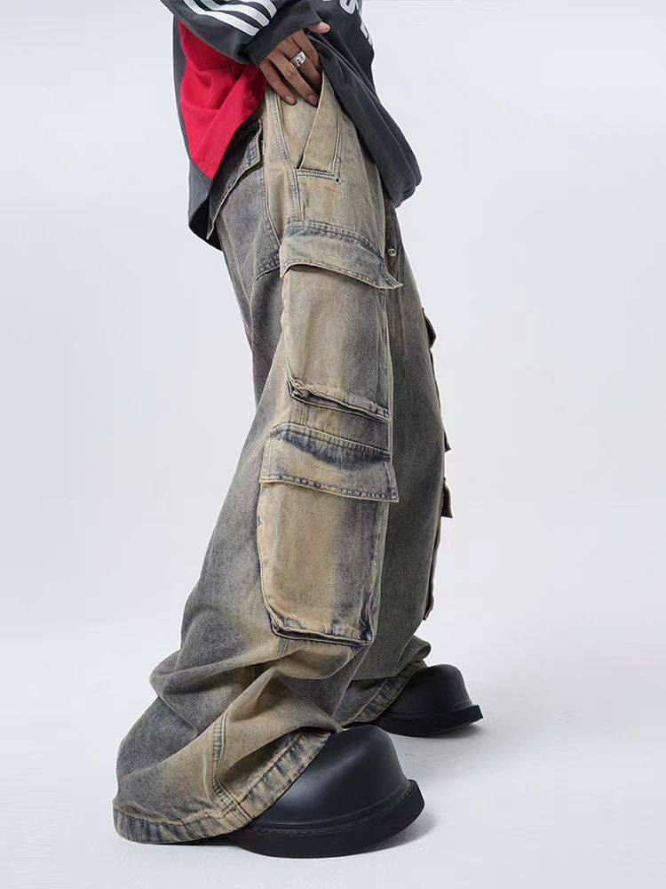 Japanese Brand × Jean Street Vintage Casual Straight Leg Workwear Jeans Size US 33 - 2 Thumbnail
