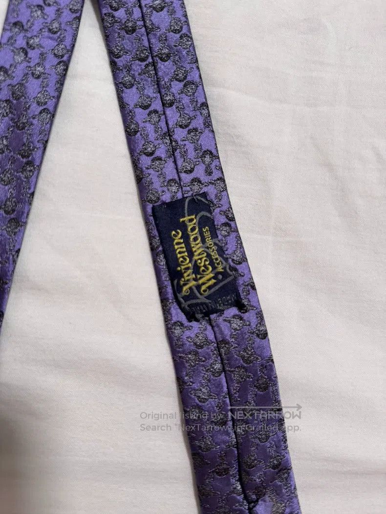 Vivienne Westwood Vivienne Westwood Purple Pearl Saturn Three-Dimensional Fl Size ONE SIZE - 5 Thumbnail