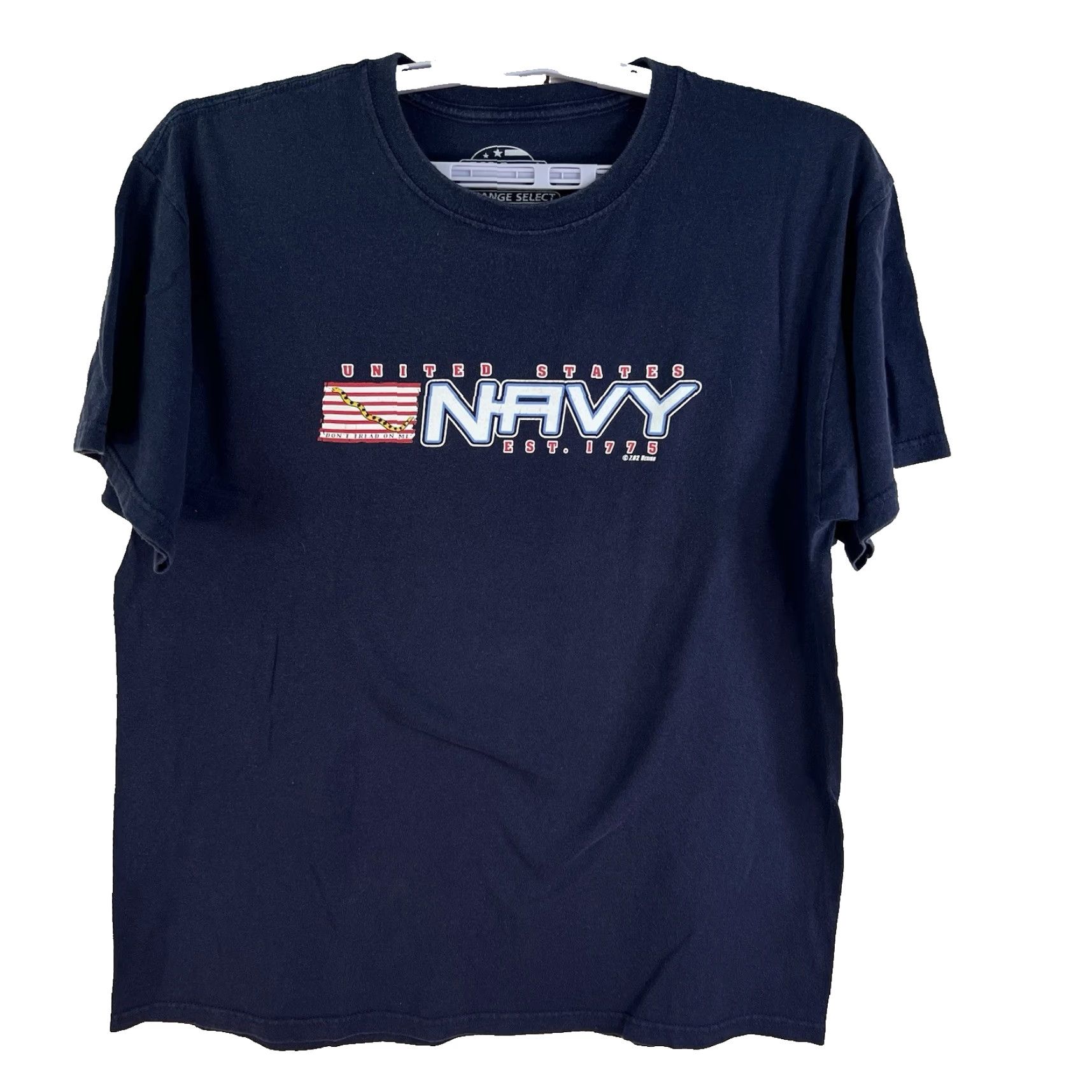 Vintage VINTAGE 7.62 Design US NAVY Dont Tread On Me T-Shirt Men SZ L Blue Military 90s Size US L / EU 52-54 / 3 - 2 Thumbnail