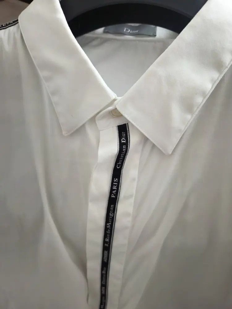 Dior Sz 41 Dior Homme Classic Logo Stitches Shirt-2505 Size US L / EU 52-54 / 3 - 3 Thumbnail