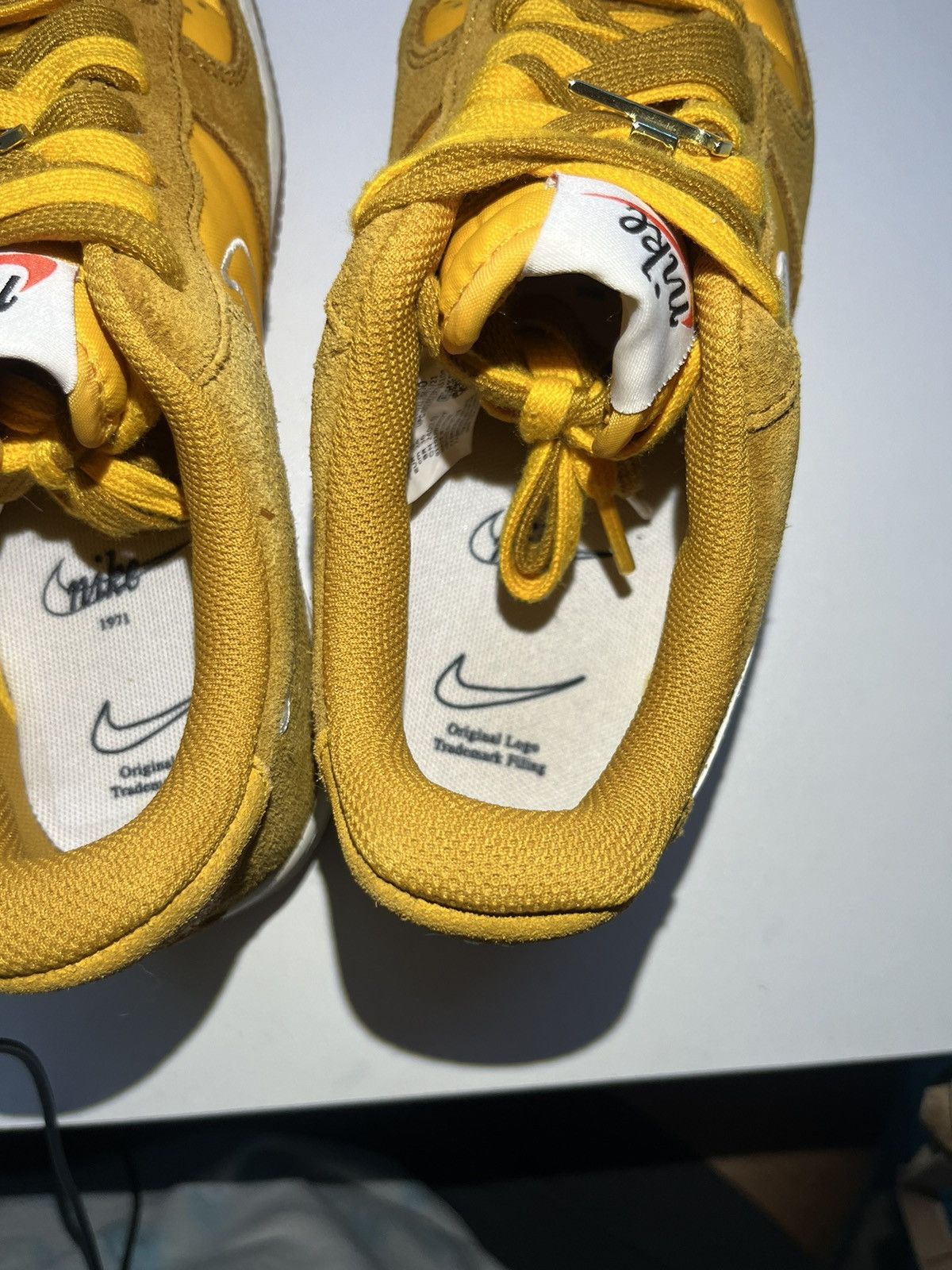 Nike Nike Air Force 1 Low 07’ “First Use University Gold” Size US 7 / IT 37 - 2 Thumbnail