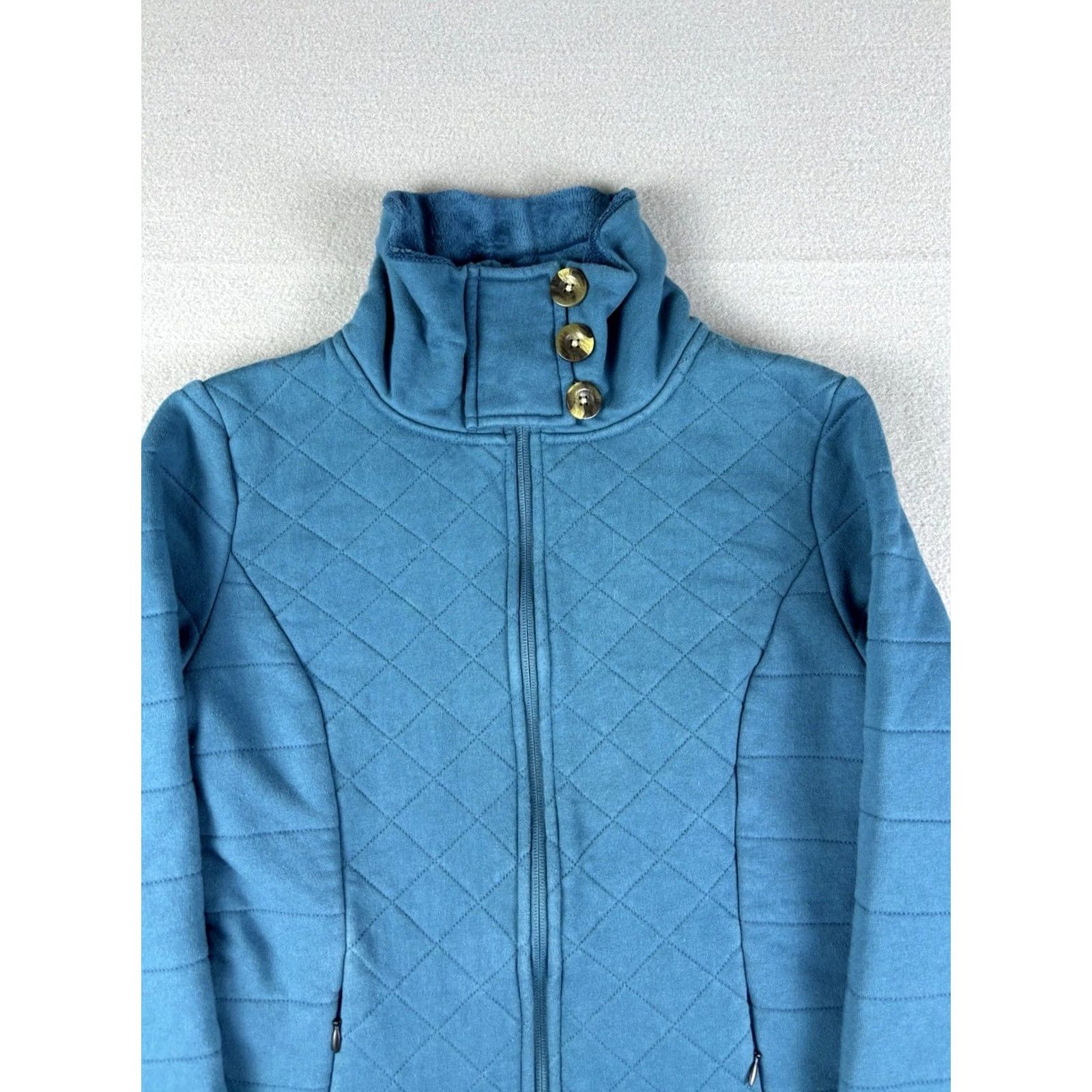 The North Face The North Face Jacket Womens Small Long Coat Fleece Zip Up Mock Neck Outdoors Size S / US 4 / IT 40 - 2 Thumbnail
