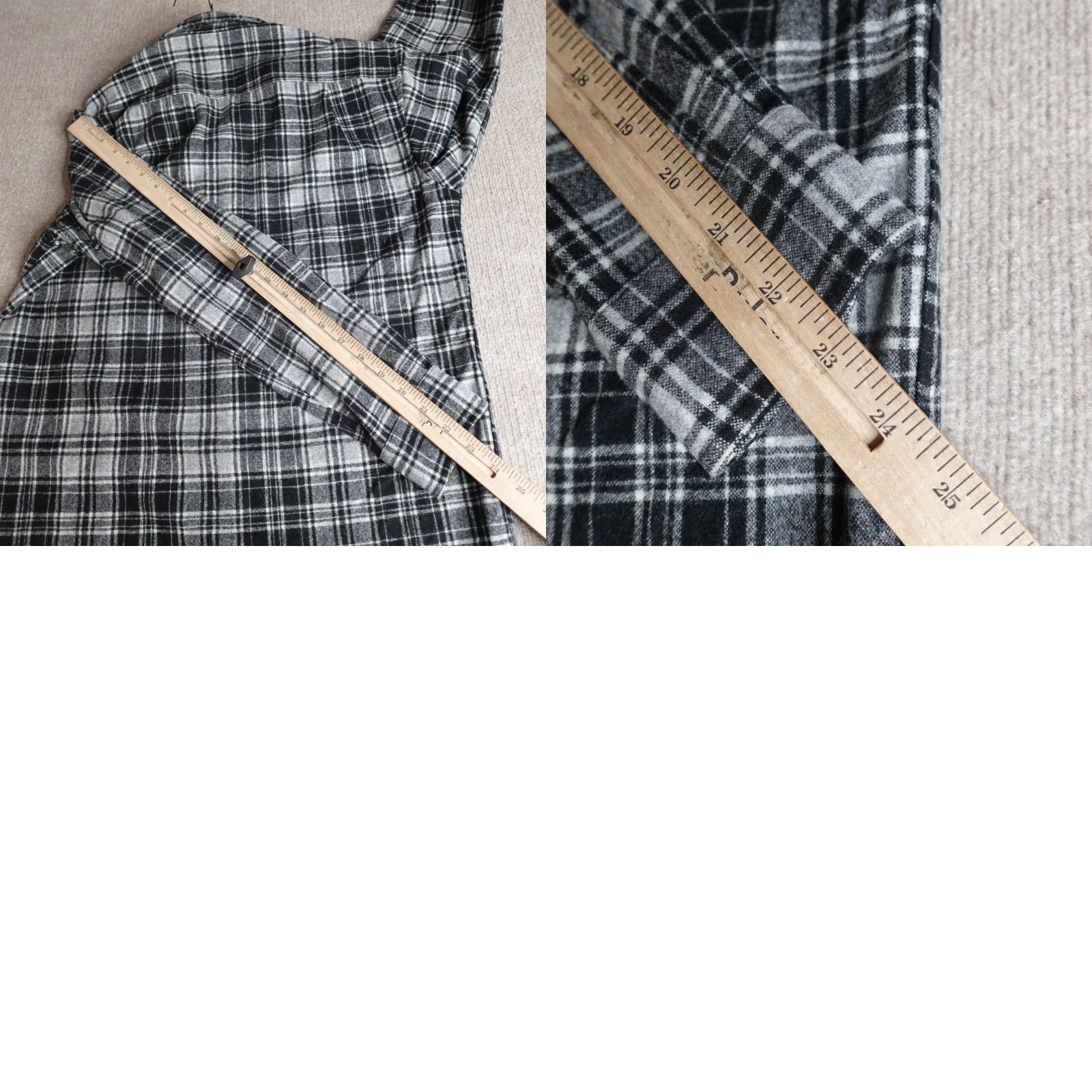 Pendleton VINTAGE Pendleton Shirt Men Small Gray Black Plaid Wool Drummond Tartan Fireside Button Down Size US S / EU 44-46 / 1 - 8 Thumbnail