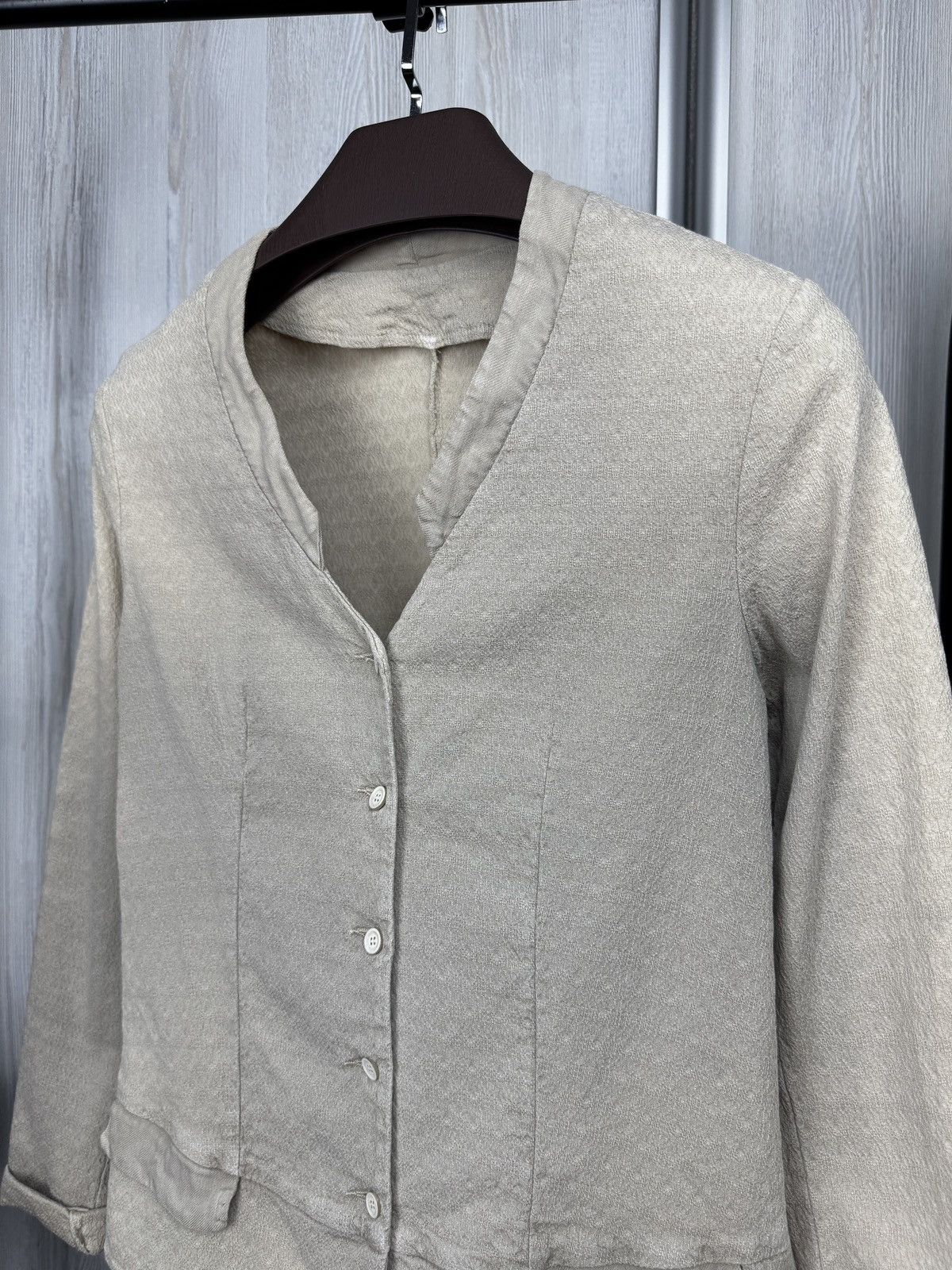Transit Transit Par-Such patterned v-neck faded avant garde jacket Size XS / US 0-2 / IT 36-38 - 4 Thumbnail