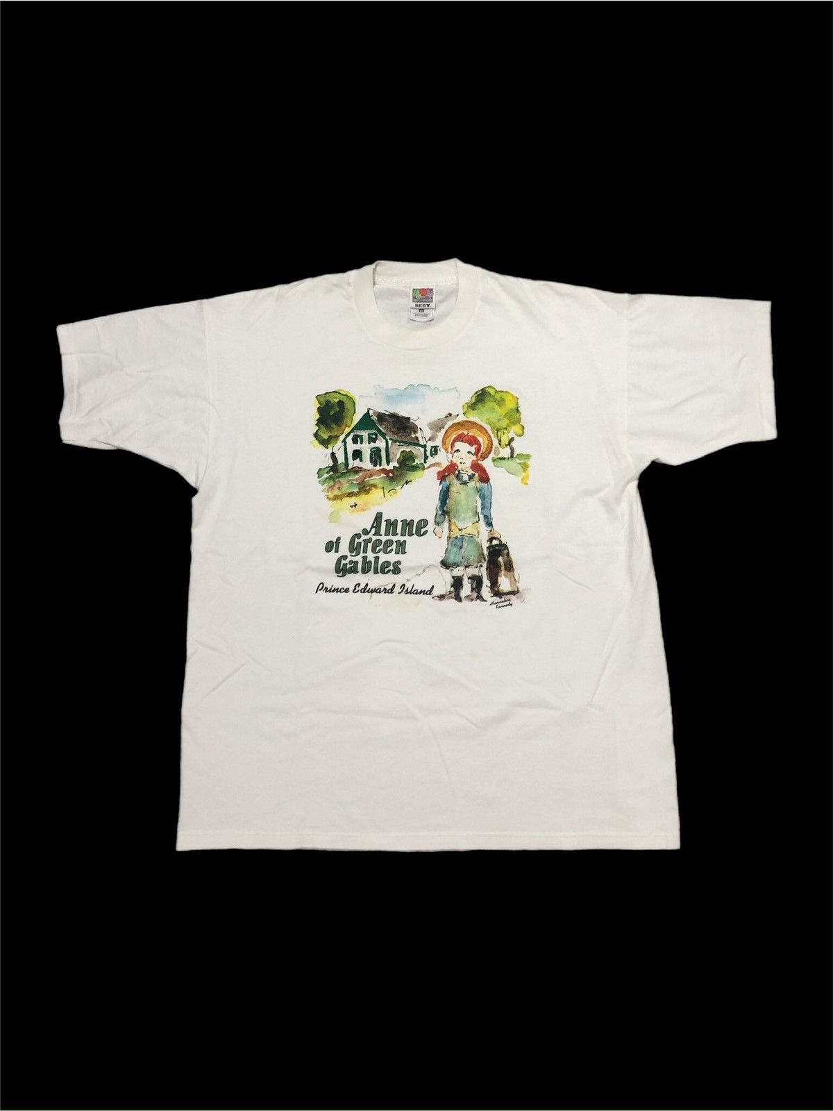 Vintage Vtg 90s Anne of Green Gables Art Prince Edward Island Tee Size XL / US 12-14 / IT 48-50 - 1 Thumbnail