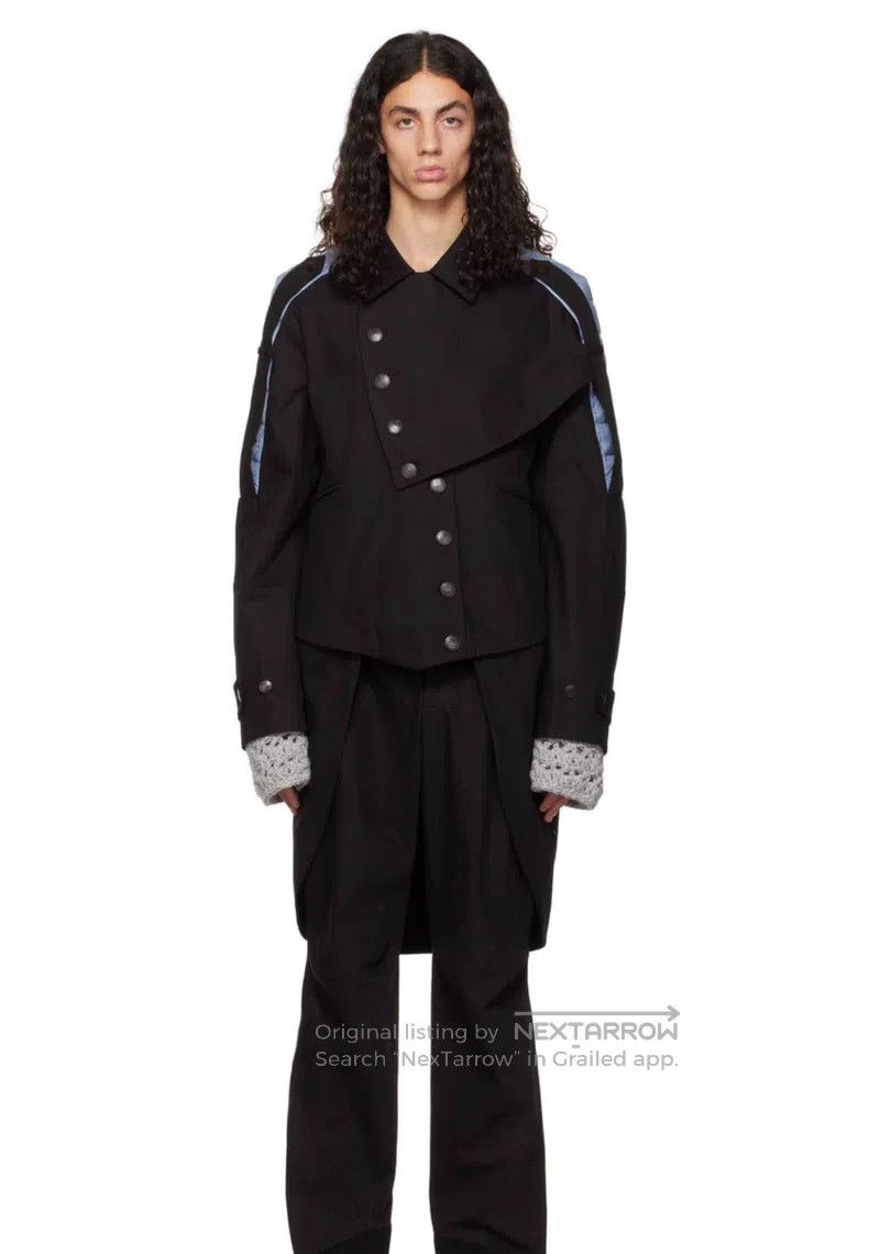 Kiko Kostadinov Kiko Kostadinov 22FW 22AW Black Distressed Jacket Size US M / EU 48-50 / 2 - 6 Thumbnail