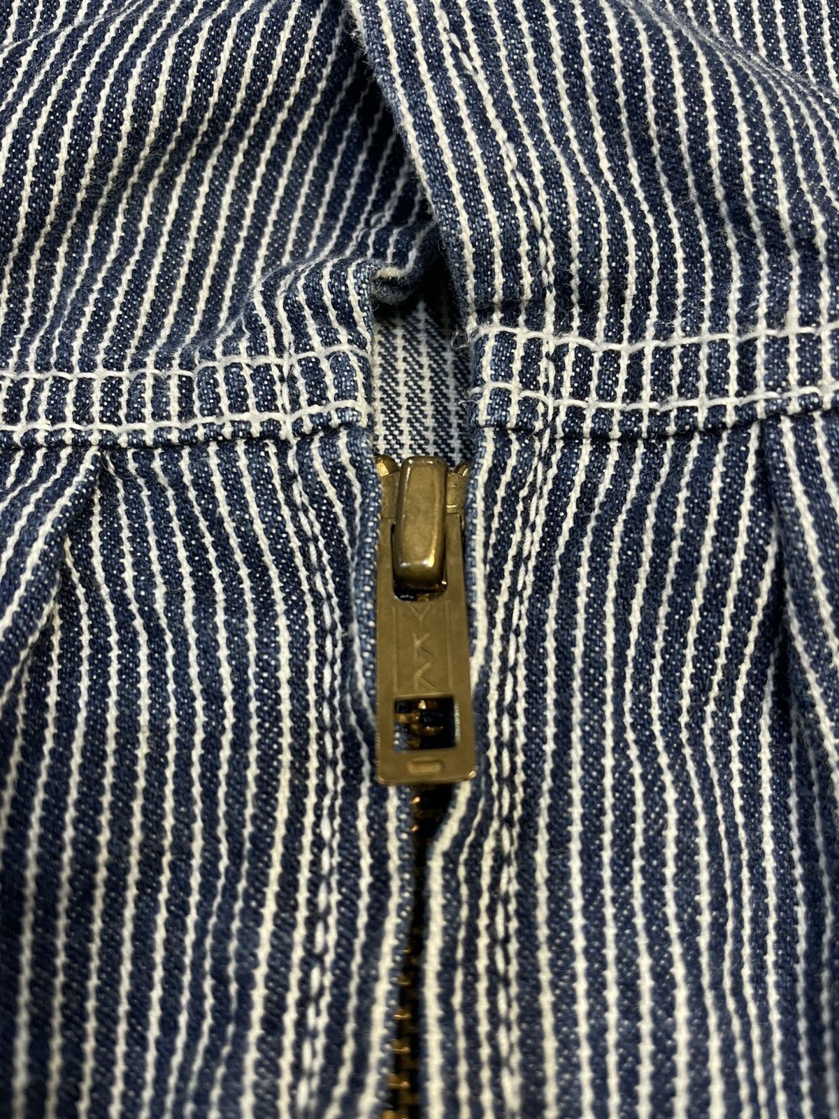 Japanese Brand Vintage Dogman Hickory Jacket Demin Worker Size US L / EU 52-54 / 3 - 5 Thumbnail