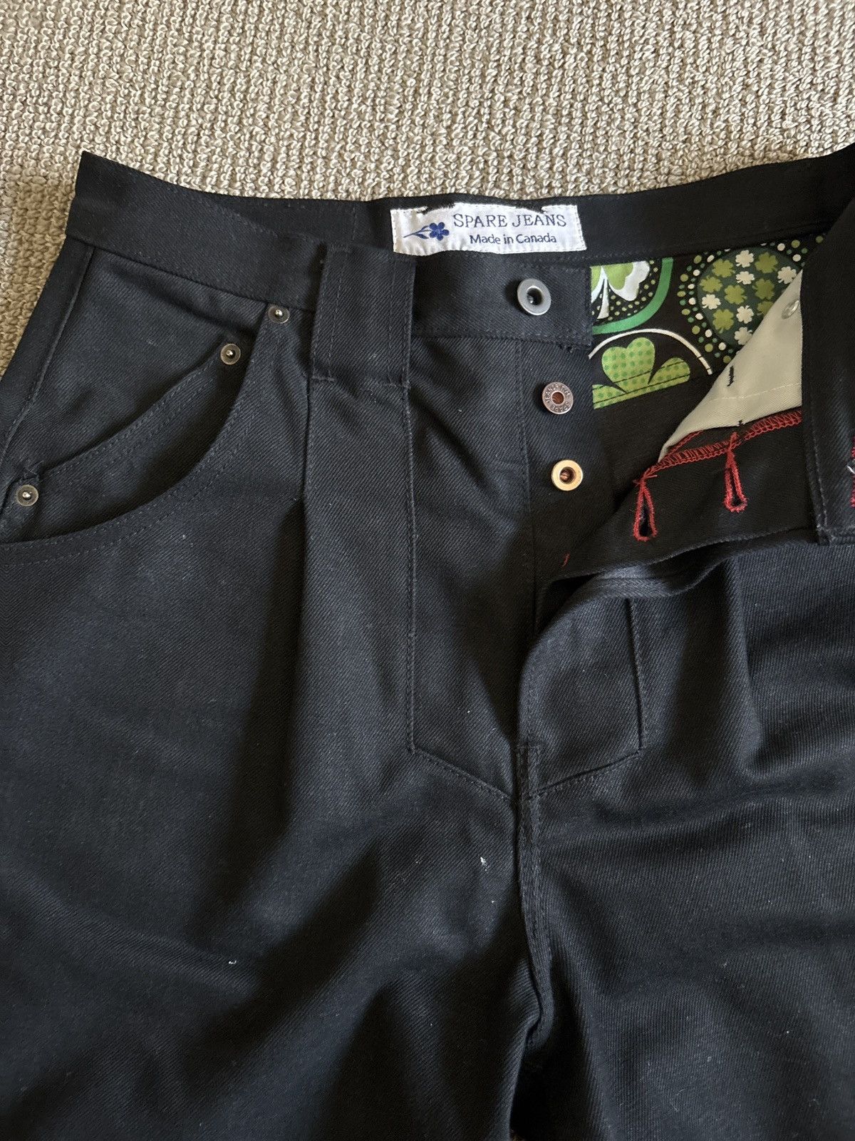Vintage Spare Jeans Custom Japanese Selvedge Denim Size US 30 / EU 46 - 4 Thumbnail