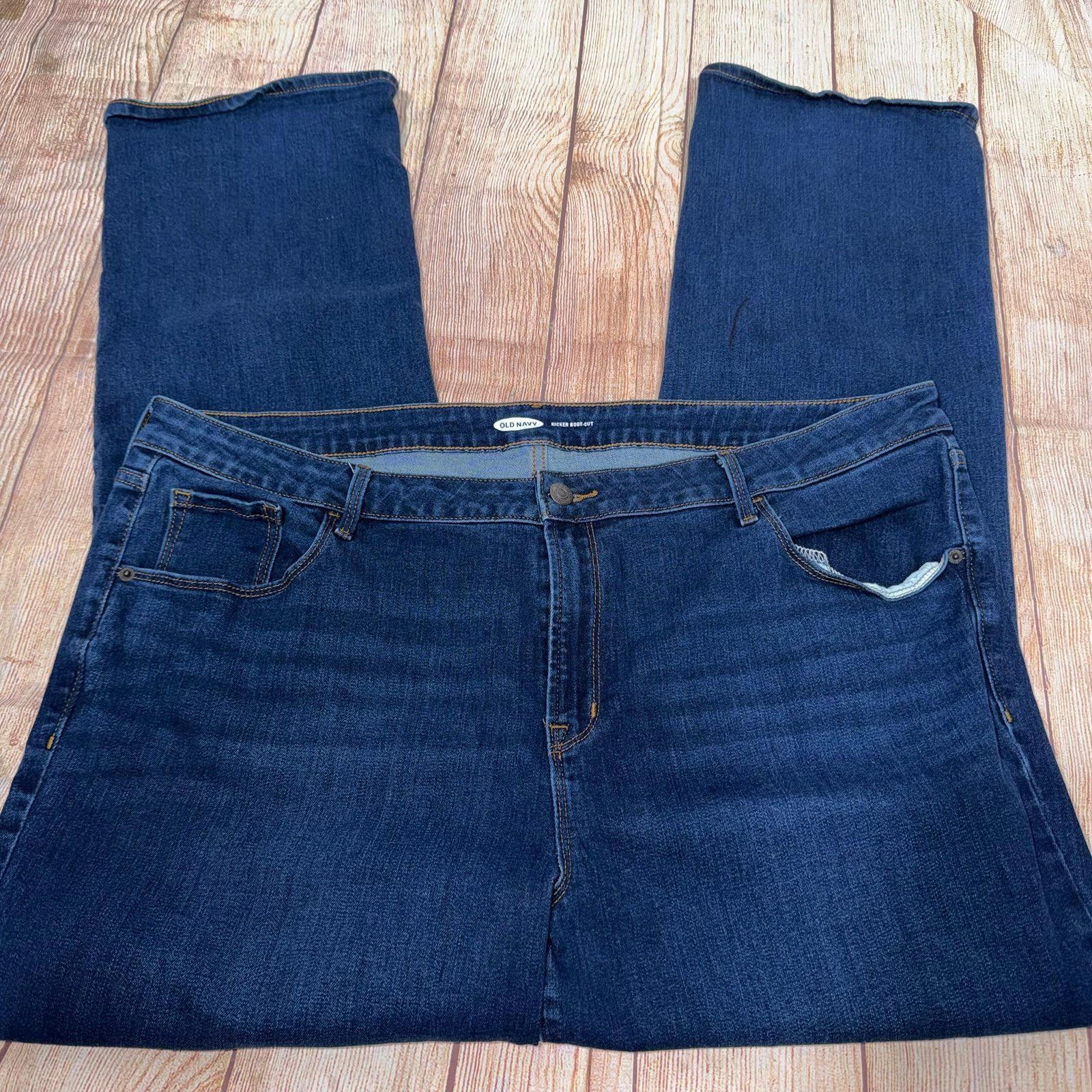 Old Navy Old Navy Kicker Boot-Cut Jeans Size 20 Size 42" / US 20 - 2 Thumbnail