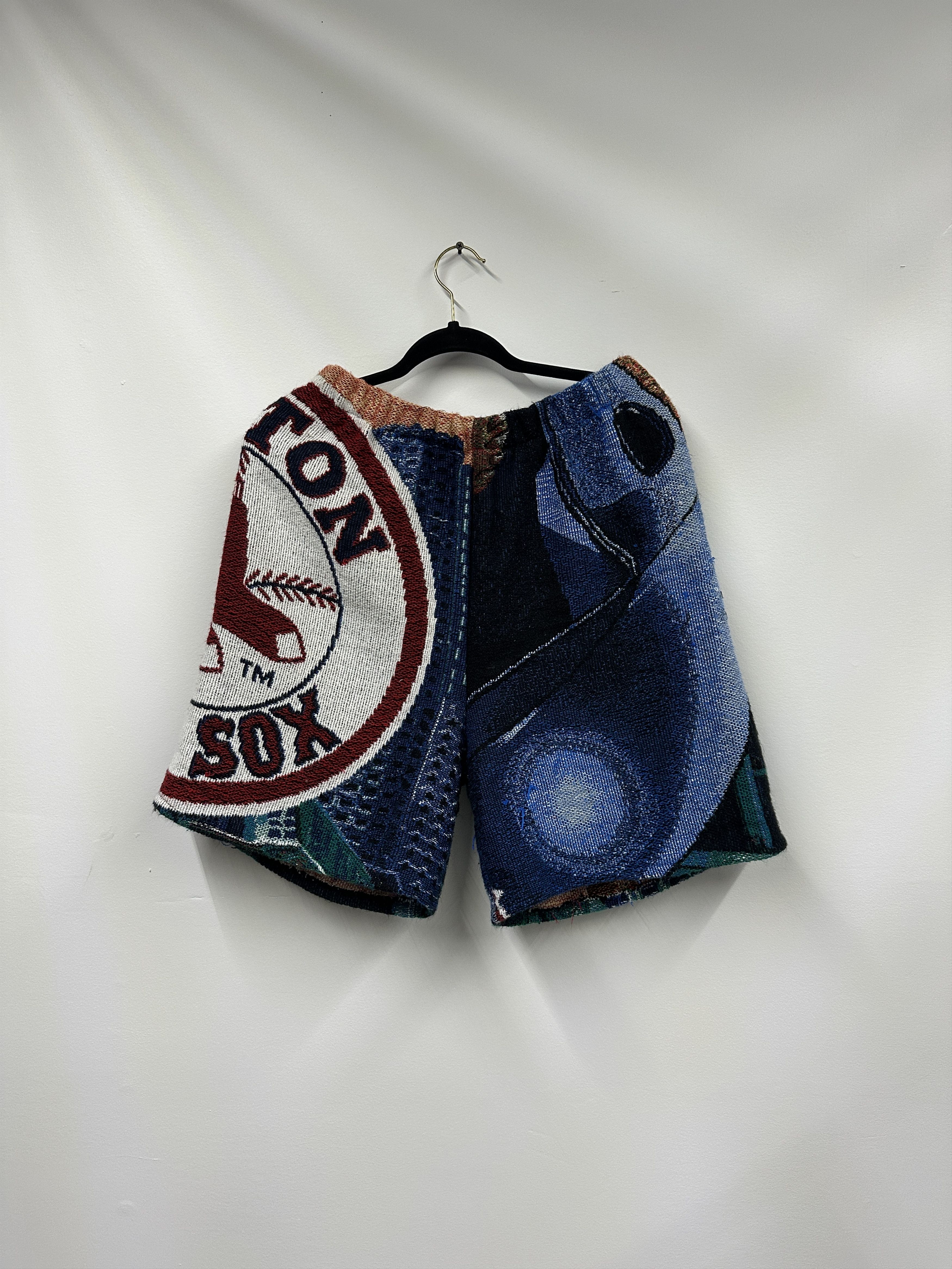 Other Custom Boston Red Sox Towel Shorts 1/1 Size US 33 - 3 Thumbnail