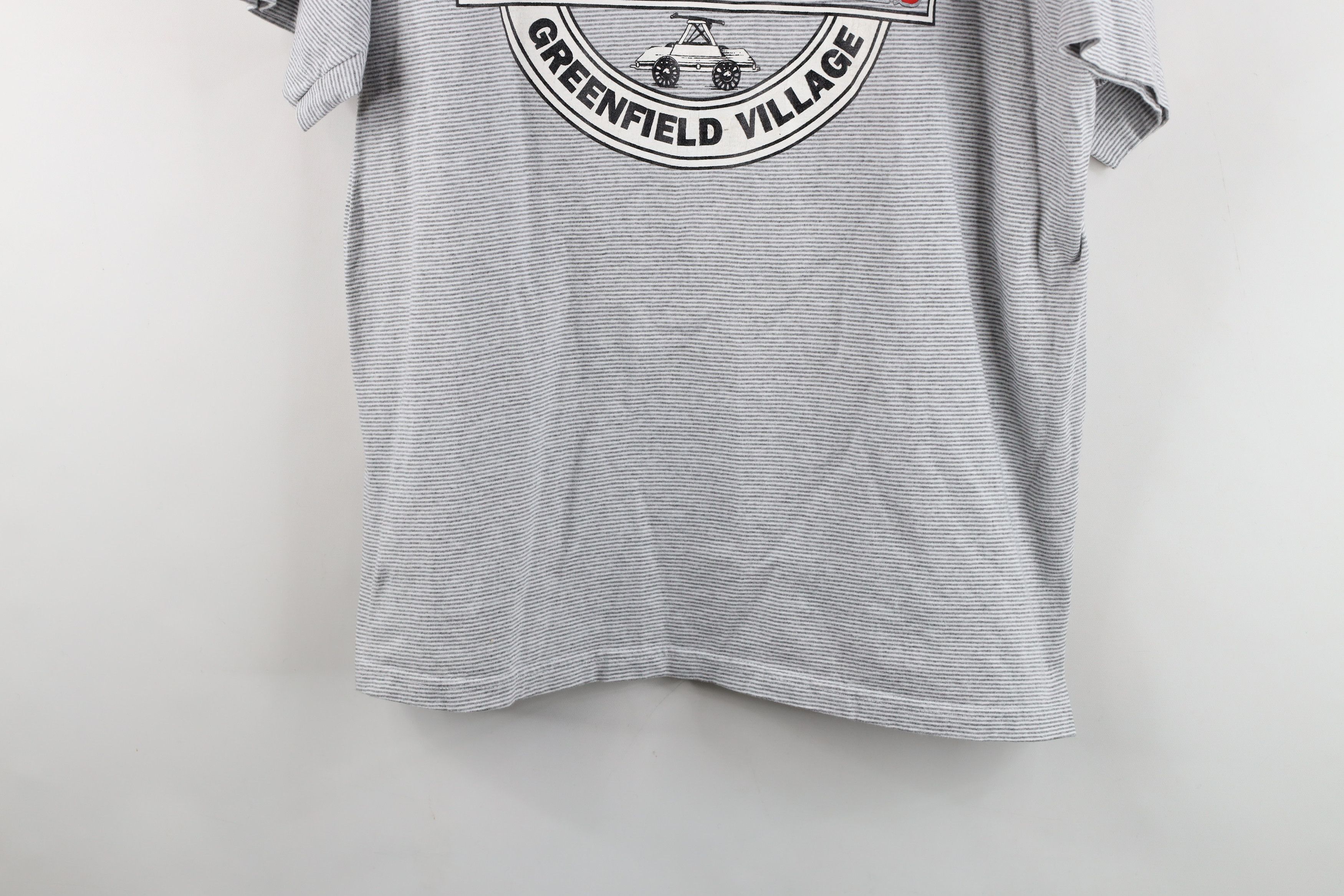 Vintage Vintage 90s Ford Museum Railroad Days Striped T-Shirt USA Size US XL / EU 56 / 4 - 3 Thumbnail