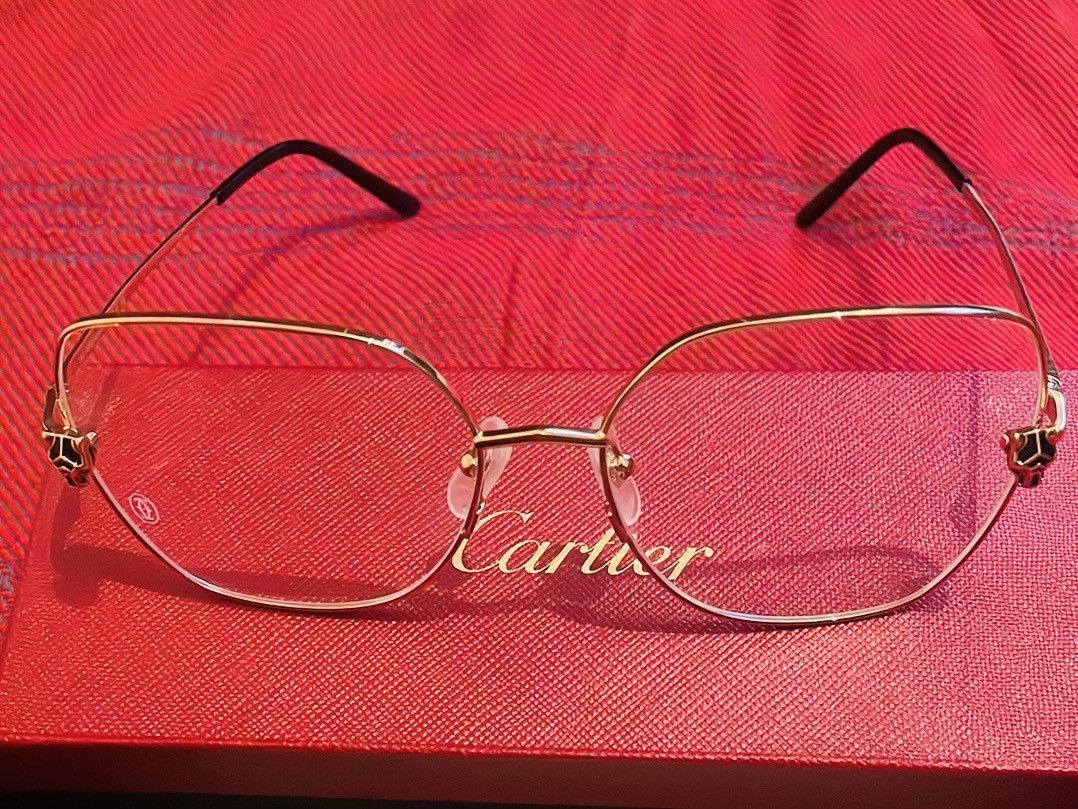 Cartier Cartier C Décor CT00920 Rimless Sunglasses - Gold Size ONE SIZE - 5 Thumbnail