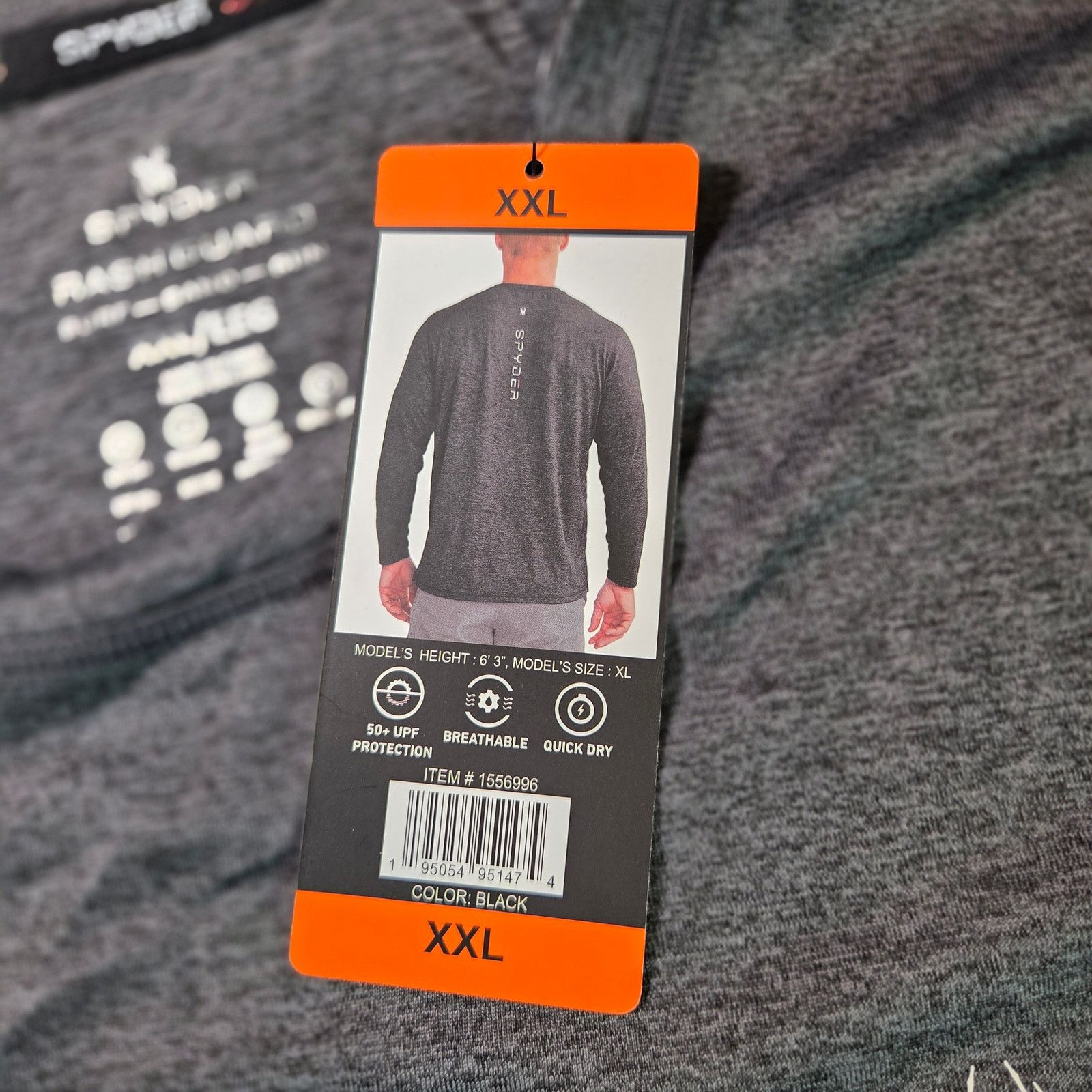 Spyder Spyder Swim Rash Guard XXL UPF 50+ Long Sleeve Size US XXL / EU 58 / 5 - 5 Thumbnail