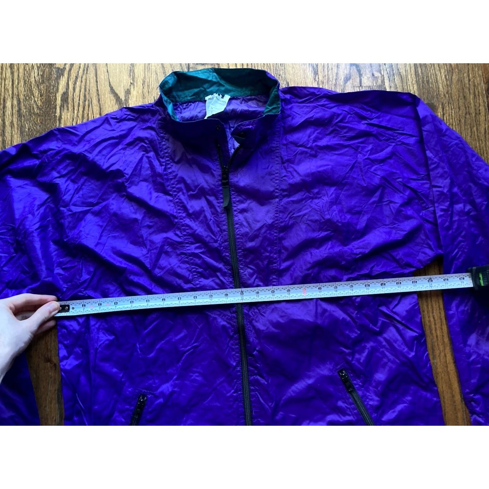 Helly Hansen VINTAGE Helly Hansen Jacket Windbreaker Mens M Purple Packable Lightweight Zip Full Zip 90s Outdoor Retro Size US M / EU 48-50 / 2 - 3 Thumbnail