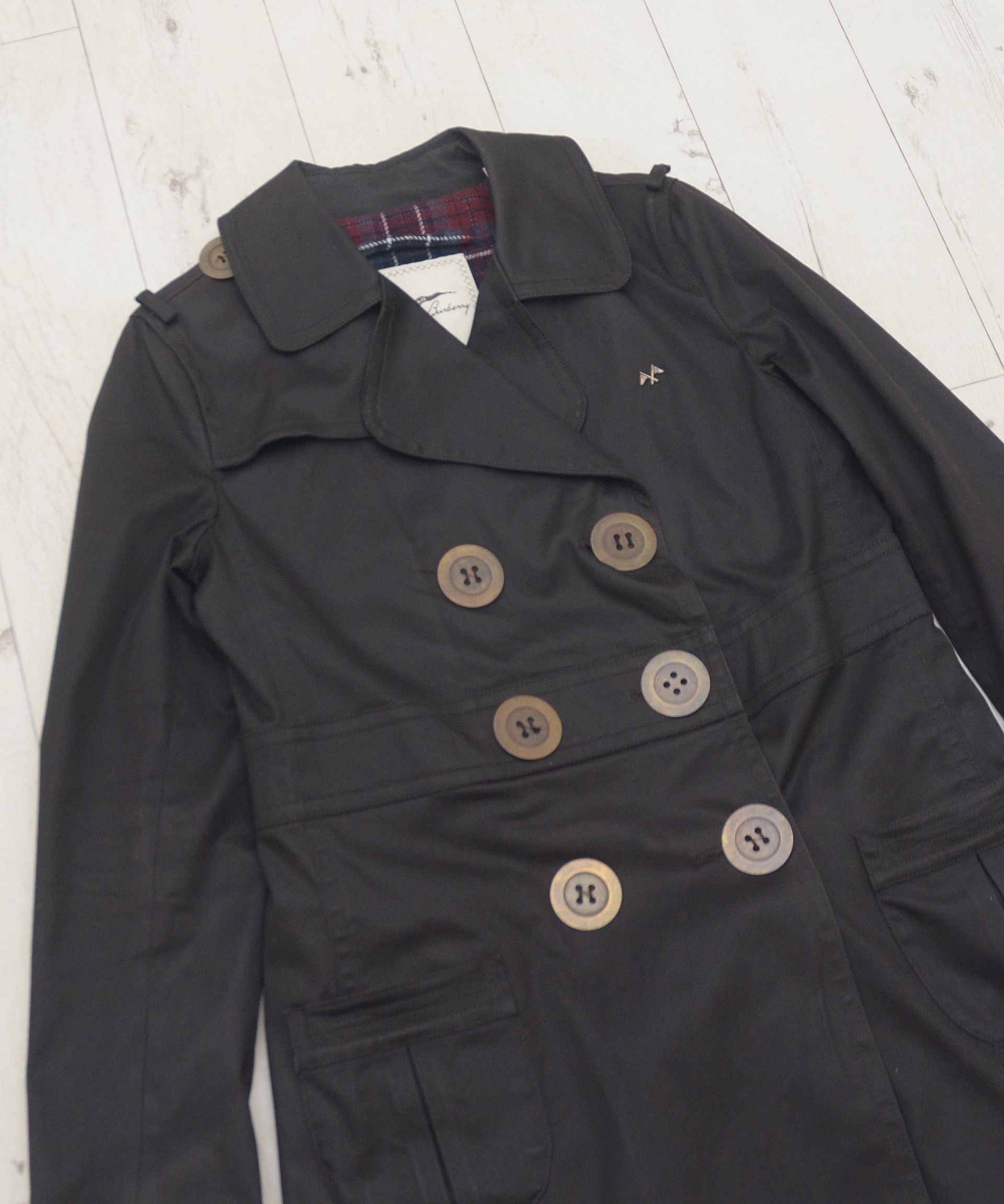 Burberry Luxury Brown Thomas Burberry Women Trench Coat Jacket Size L / US 10 / IT 46 - 2 Thumbnail