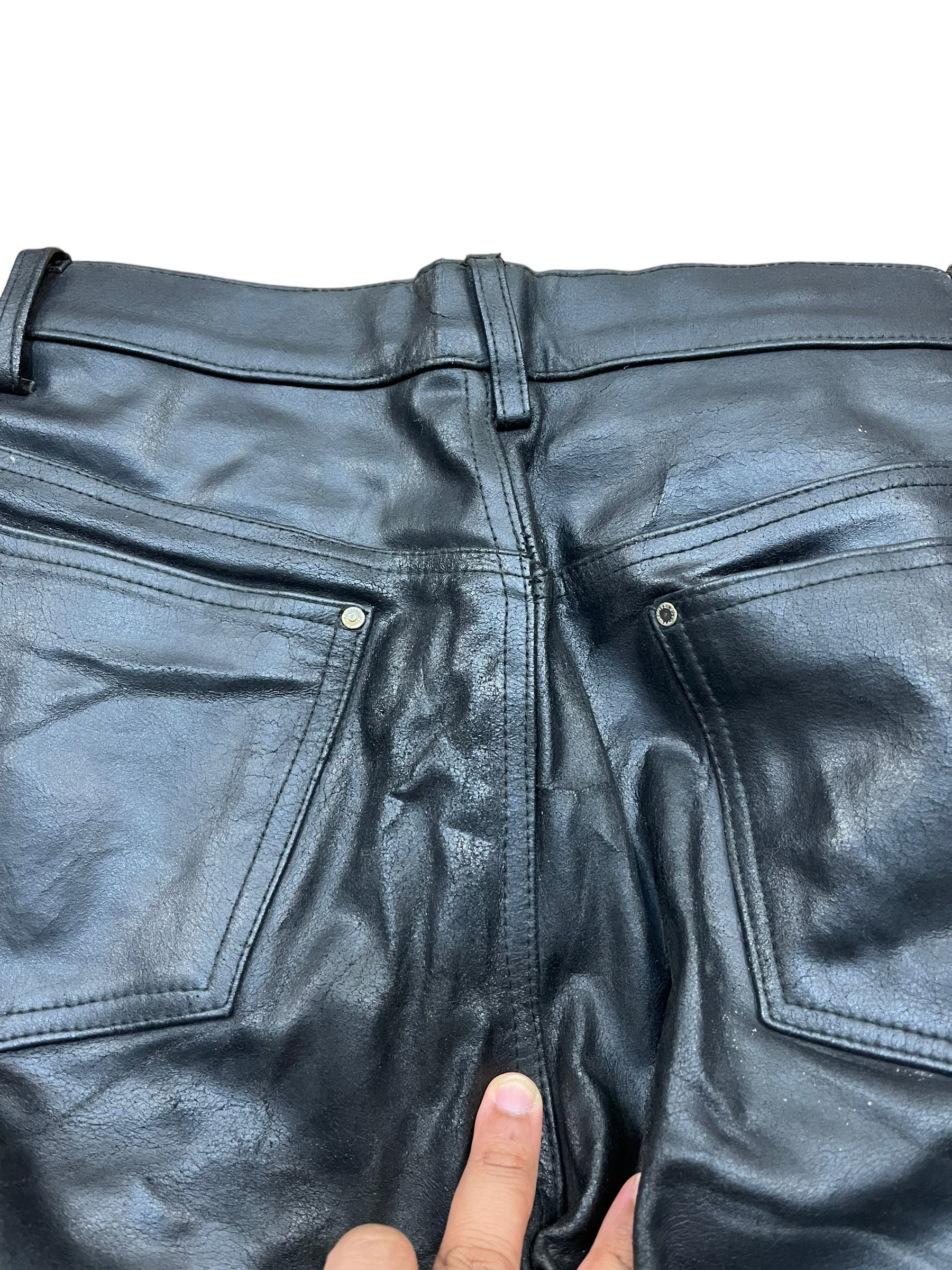 Harley Davidson Vintage Harley Davidson Leather Pant Size US 30 / EU 46 - 9 Thumbnail