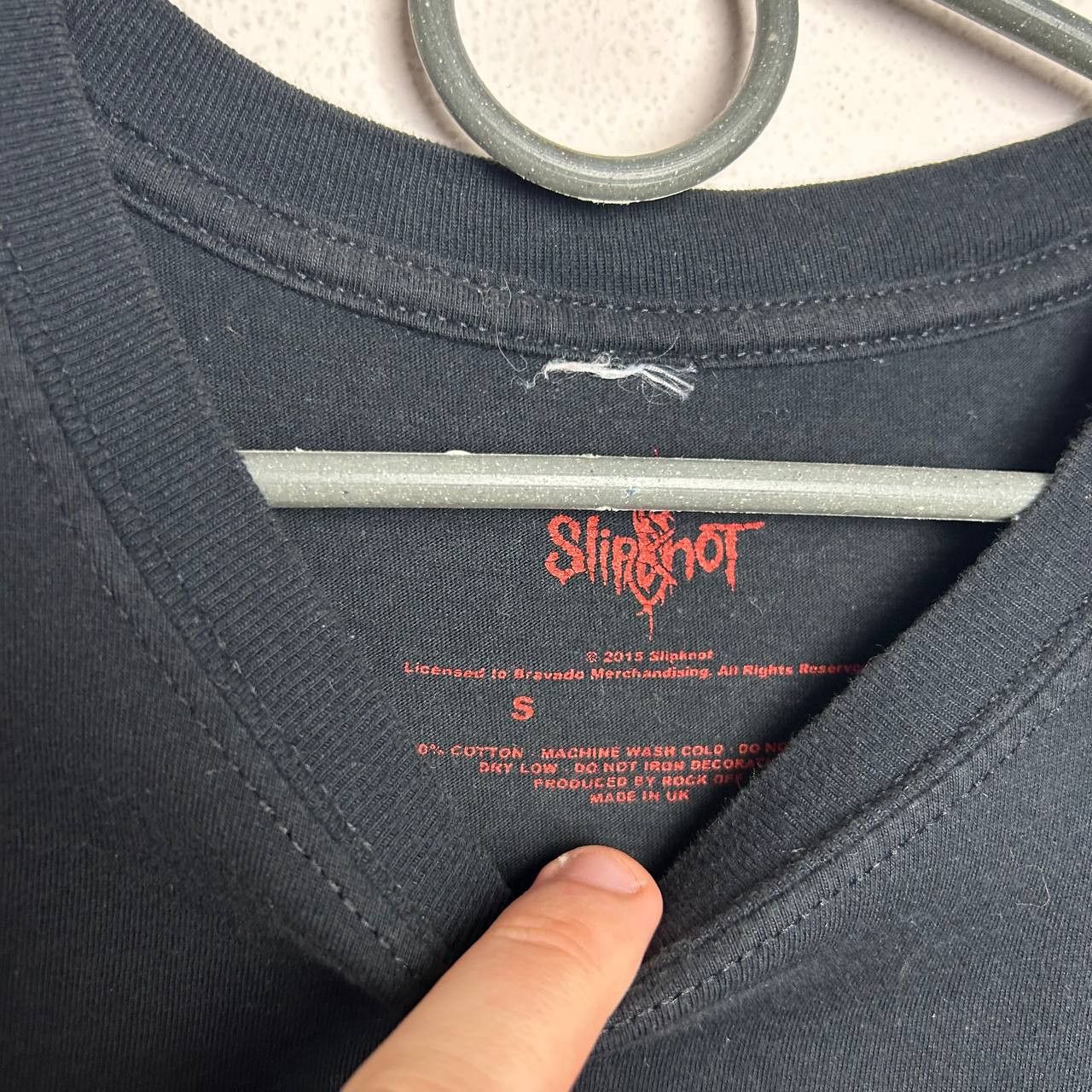 Band Tees Vintage Slipknot Big Graphic logo The Gray Chapter tee Size US S / EU 44-46 / 1 - 5 Thumbnail