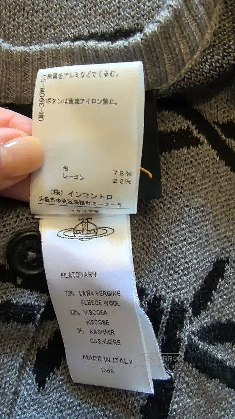 Vivienne Westwood Vivienne Westwood Wool Knit Open Cardigan Size M / US 6-8 / IT 42-44 - 5 Thumbnail